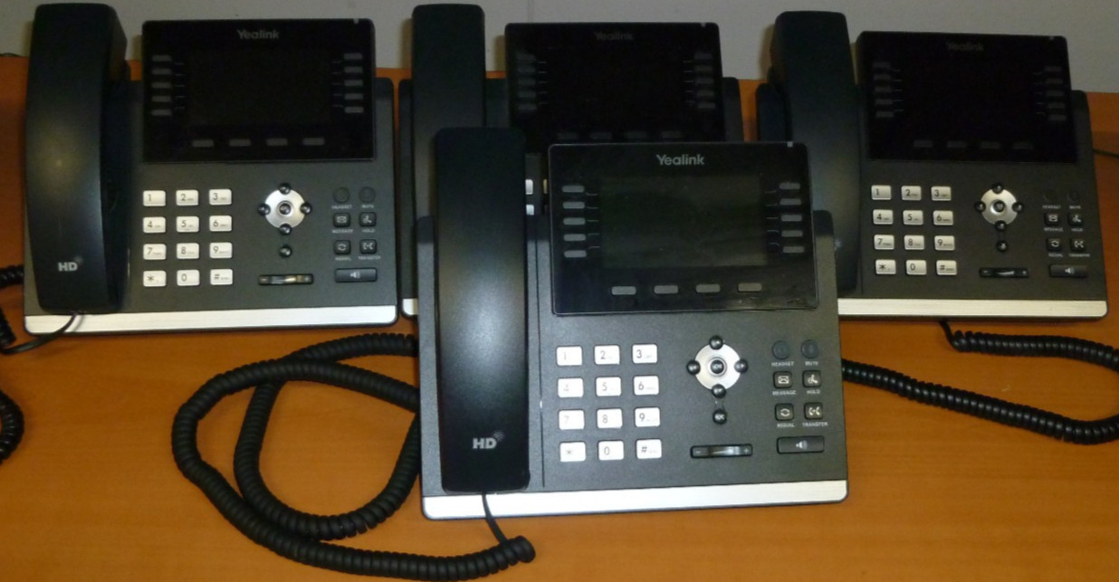 (LOT OF 10) Yealink Ultra-Elegant 4.3″ LCD Gigabit IP Business Phone SIP-T46U