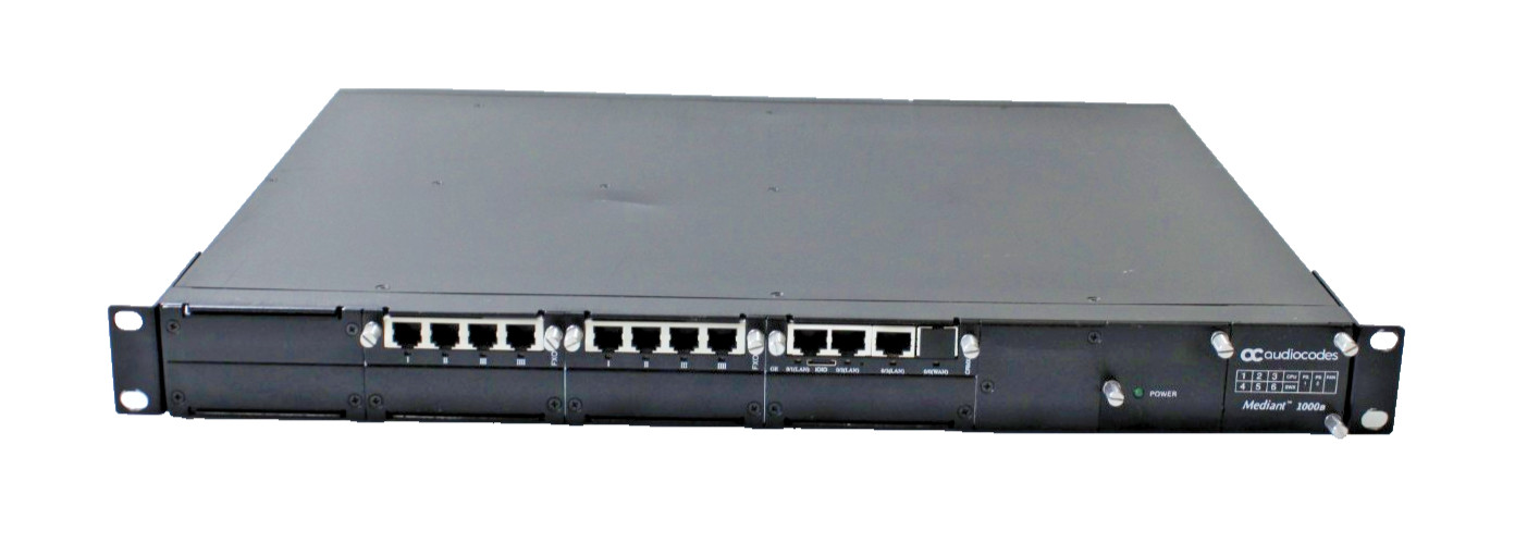 AudioCodes Mediant 1000B GTPM00693 SIP VoIP Media Gateway