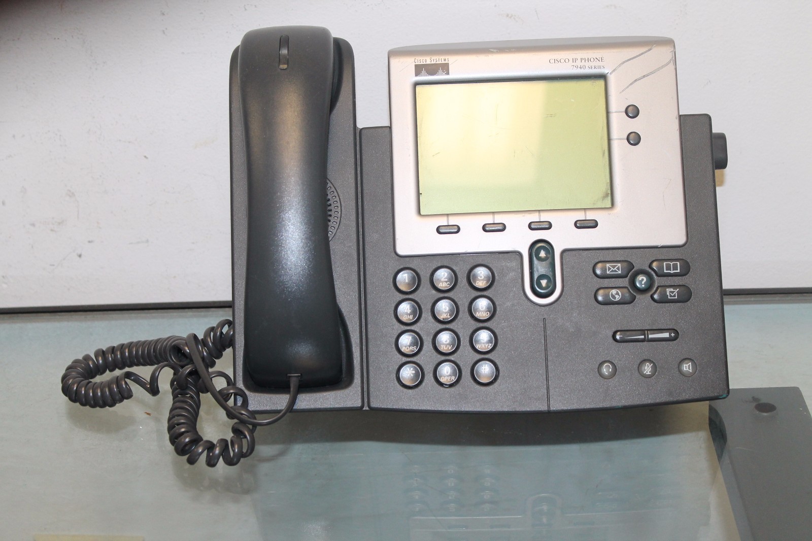 Cisco CP-7940G 7940 SIP VOIP IP Telephone Phone PoE Quality Black