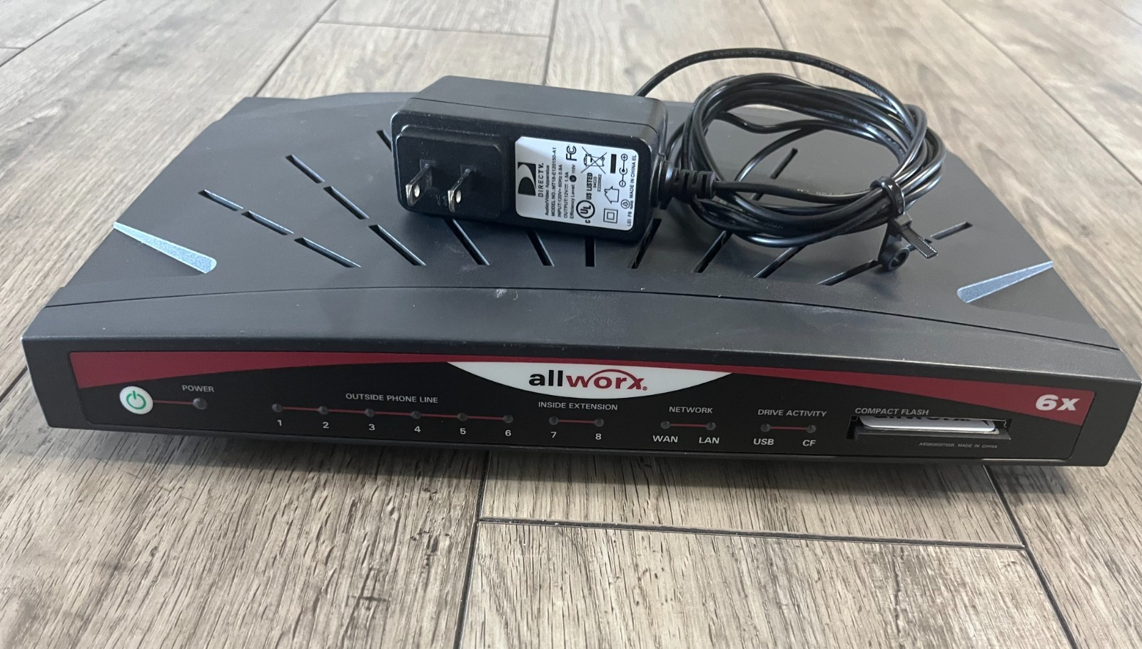 AllWorx 6X VoIP Phone Network Service w. power supply and 11 phones included!