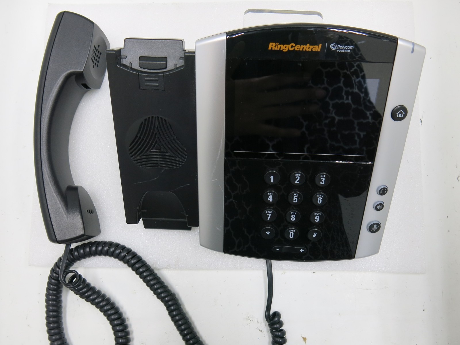 Lot of 4 Polycom VVX 601 16 Line Gigabit VoIP Touchscreen Desk Phone