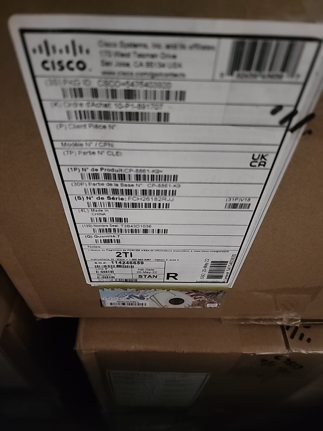 Cisco 8861 IP Phone (CP-8861-K9=) – Brand New