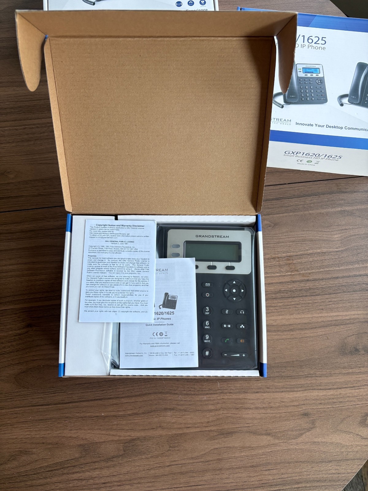 Lot of 3 Grandstream GXP1625 Business HD IP Phone – Black