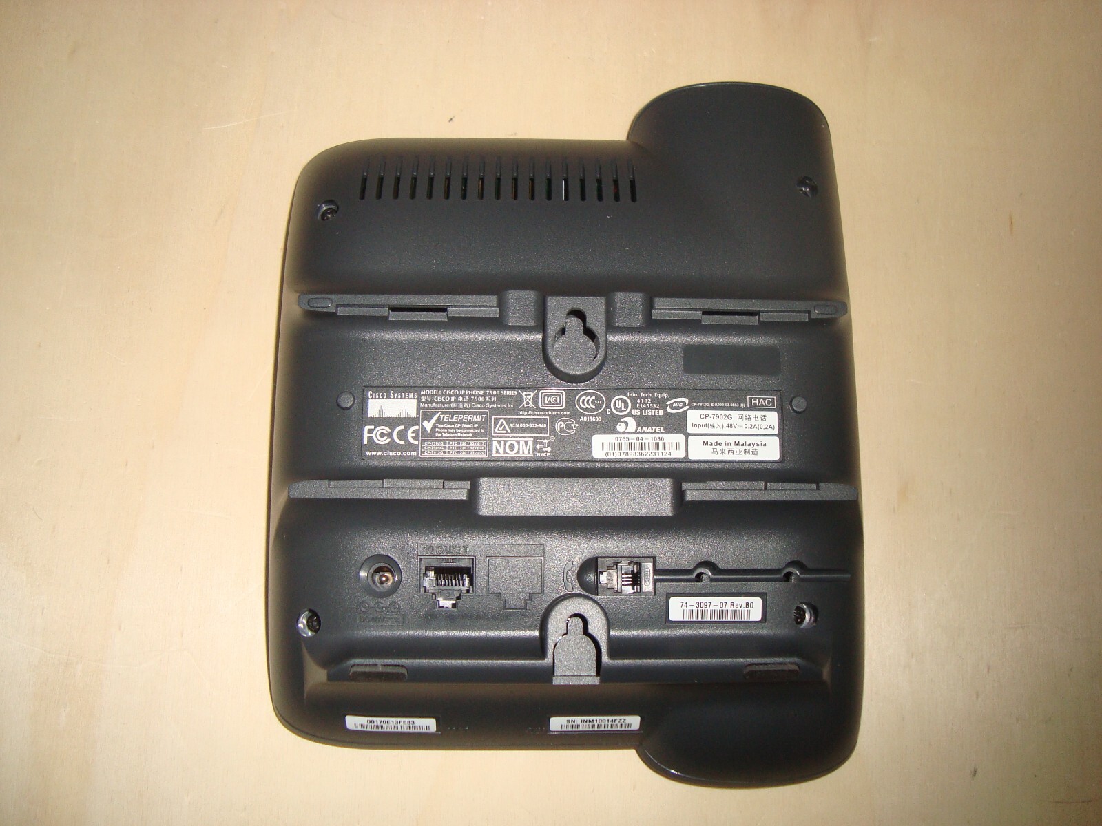 Cisco CP-7902G – IP Phone – VoIP Phone – SCCP – Single Line –