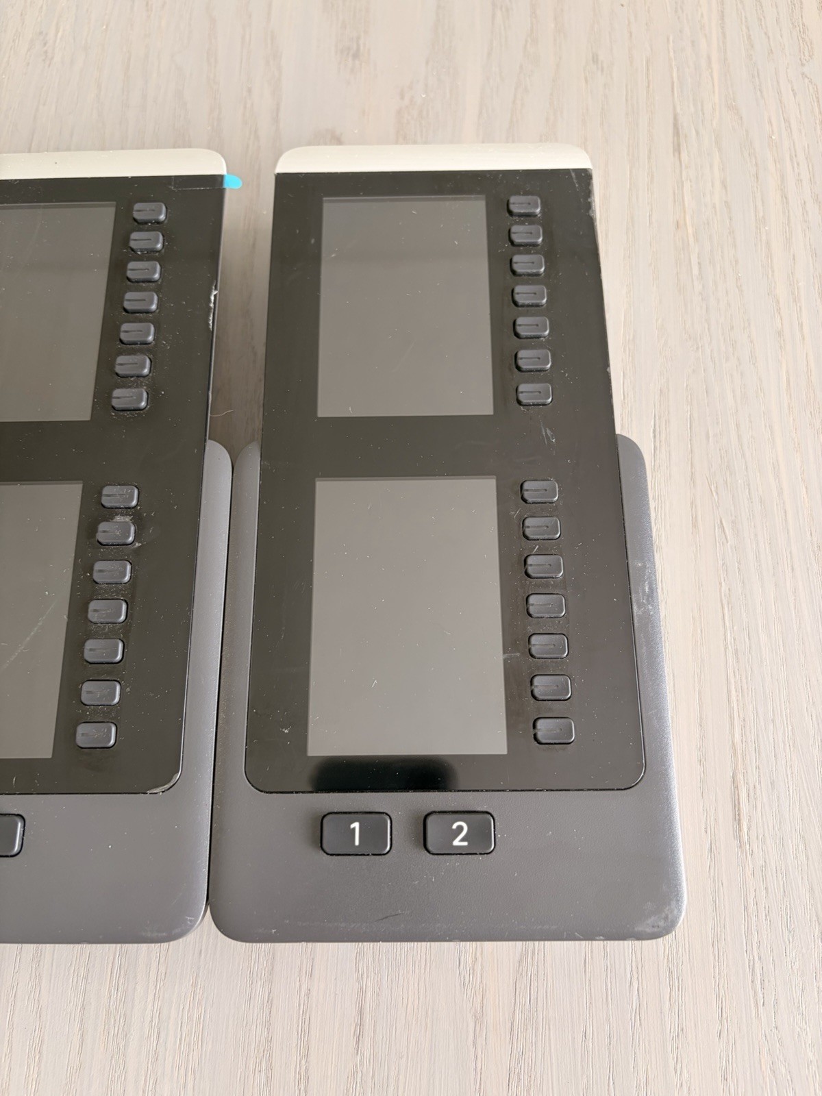 Cisco CP-8861 Phone w (2)CP-8800-A-KEM Key Expansion Module NO HANDSET&STAND(U17