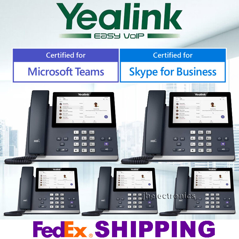 YEALINK MP56-TEAMS 7″ COLOR TOUCH SCREEN HD AUDIO VoIP IP SIP CONFERENCE PHONE