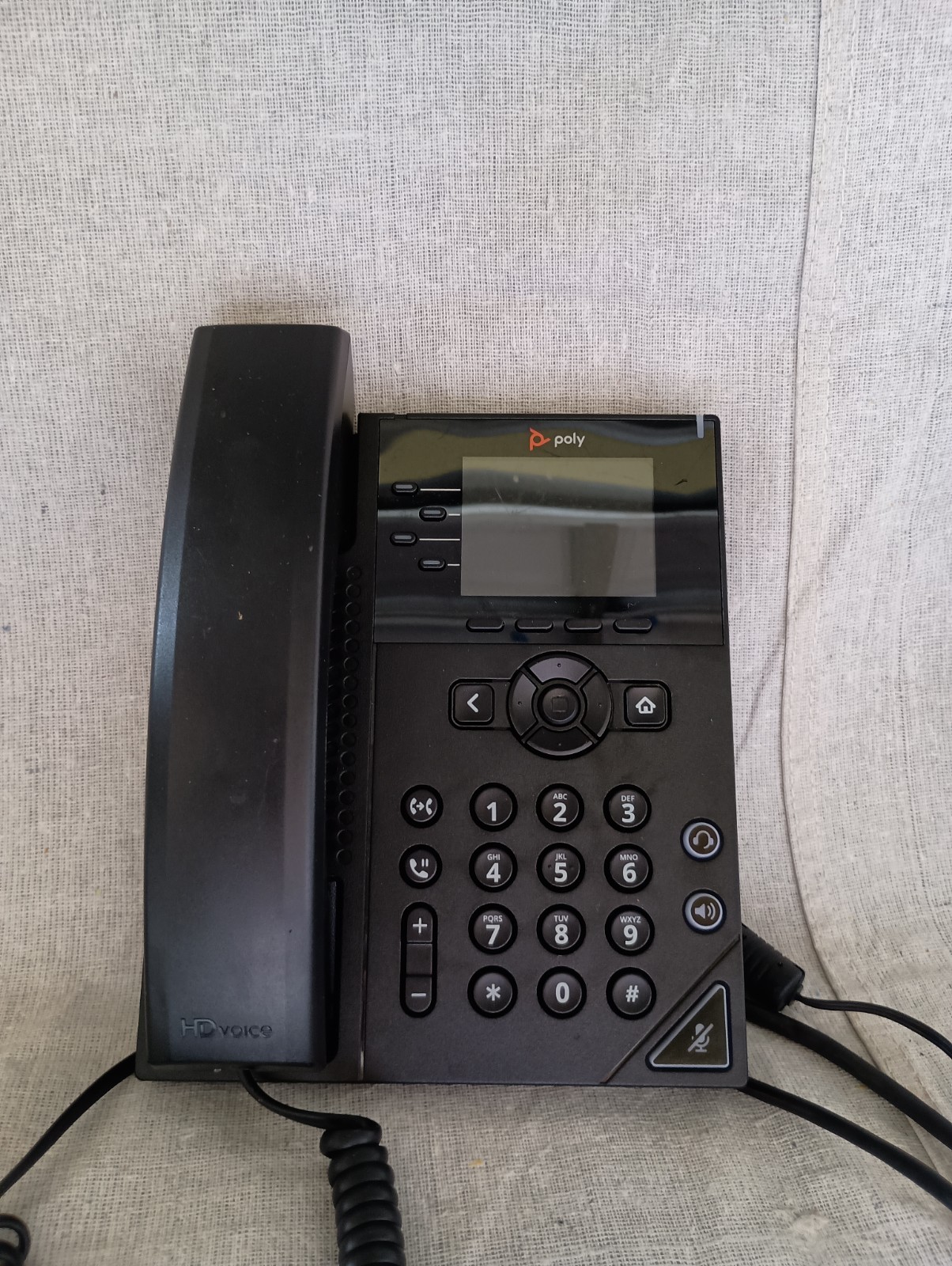 HP Poly VVX 250 VoIP Phone 3-Way Call Capability, Tested, Works