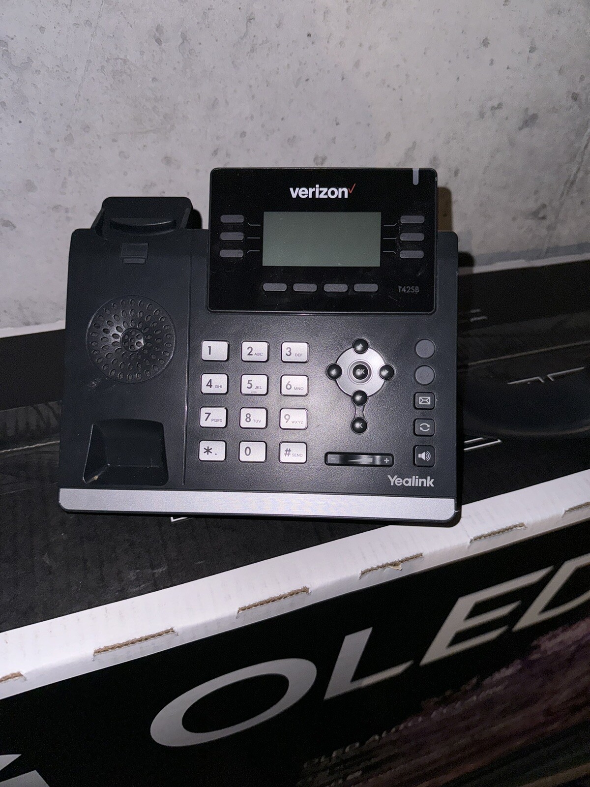 Yealink SIP-T42S Corded IP Phone Black