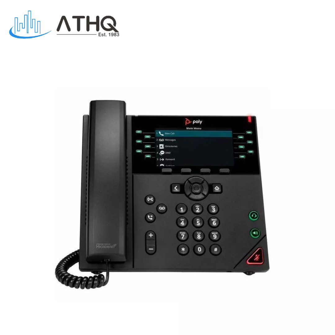 HP Poly VVX 450 12-Line IP Phone 2200-48840-025, 8B1L7AA#AC3