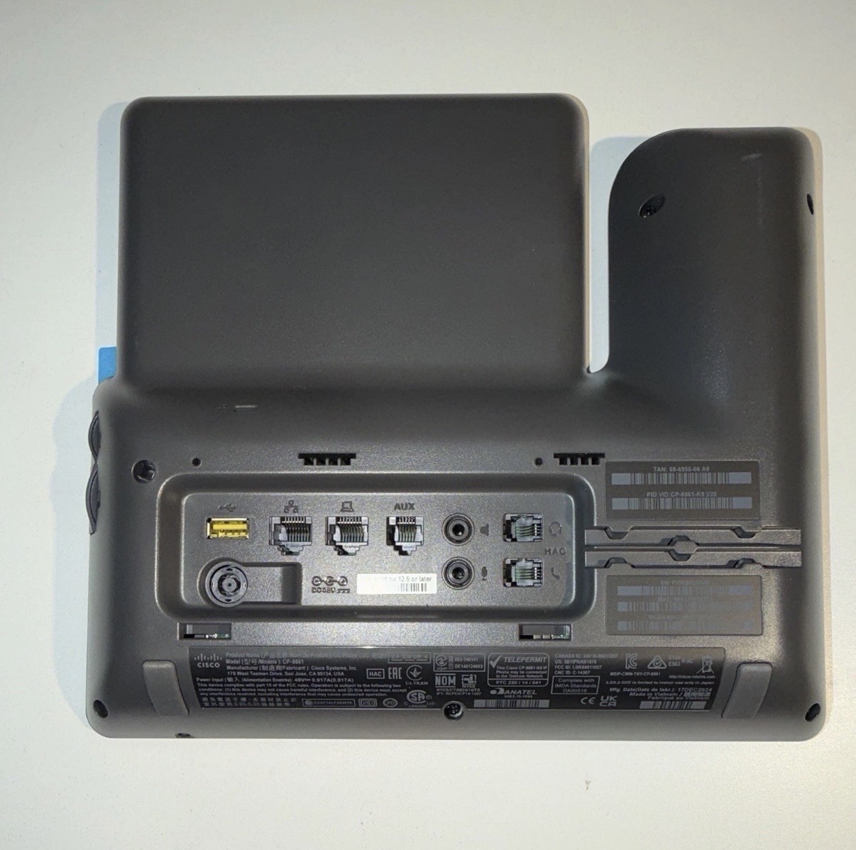 2 Cisco CP-8861-K9 VoIP IP Desk Phone 5-Line 2 Brand new in box $250 for both