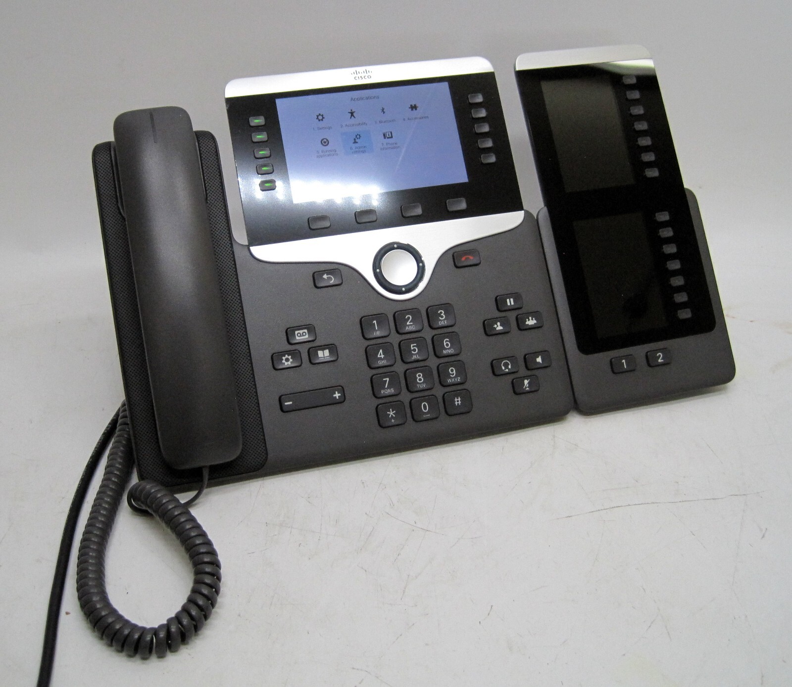 Cisco CP-8851 VOIP Business Phone with CP-8800 Key Expansion Module