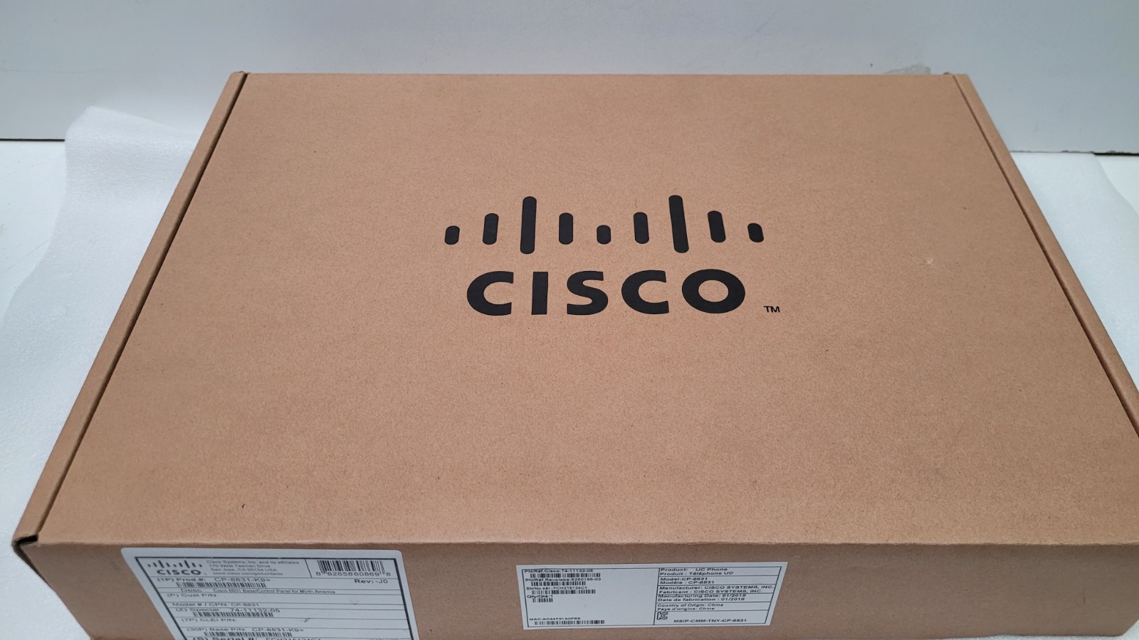 Cisco CP-8831-K9 Unified IP Conference Phone Base and Control Unit New Open Box