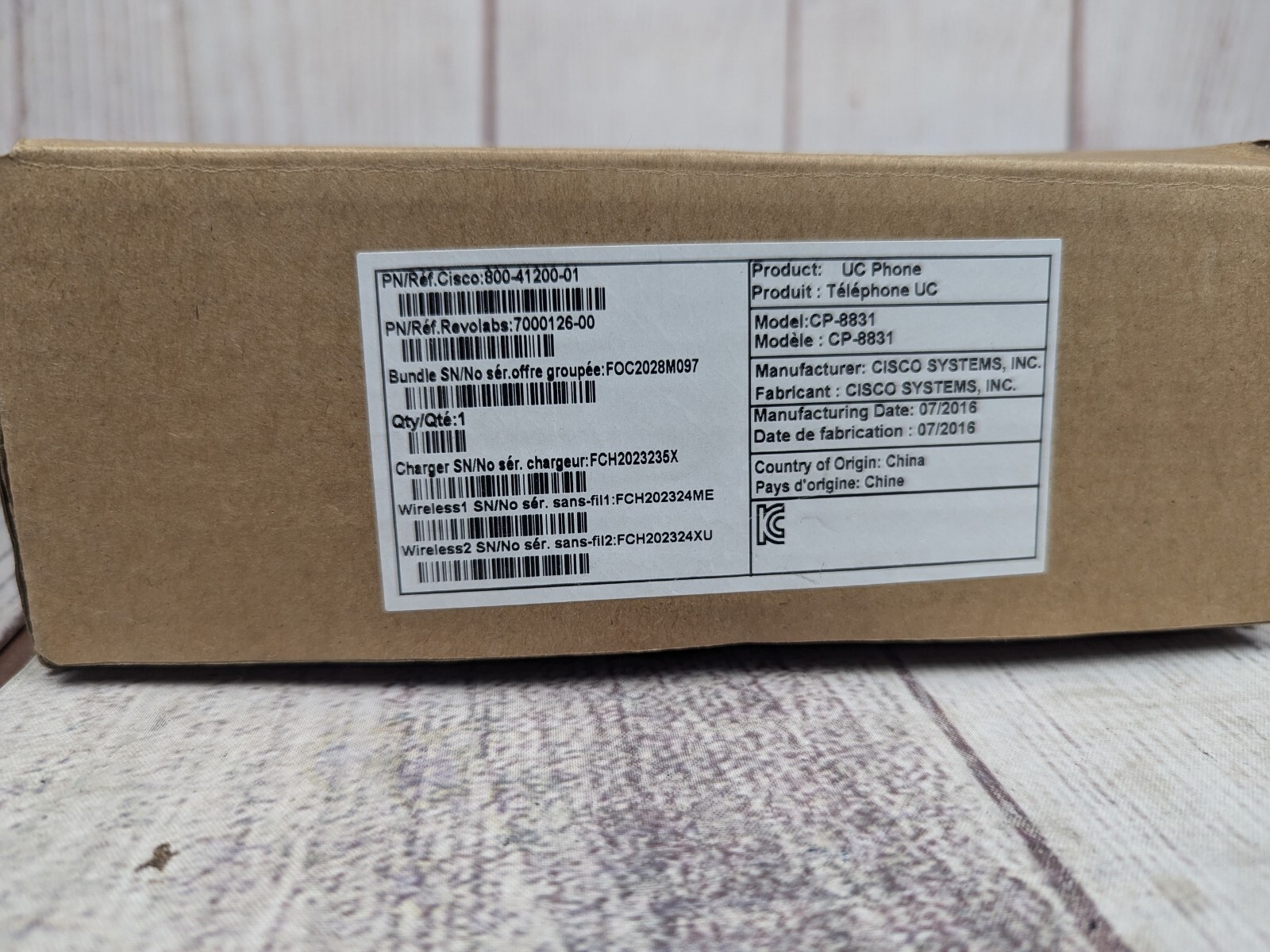 NEW Cisco CP-8831-MIC-WRLS Wireless Microphone Kit for IP Conference Phone 8831