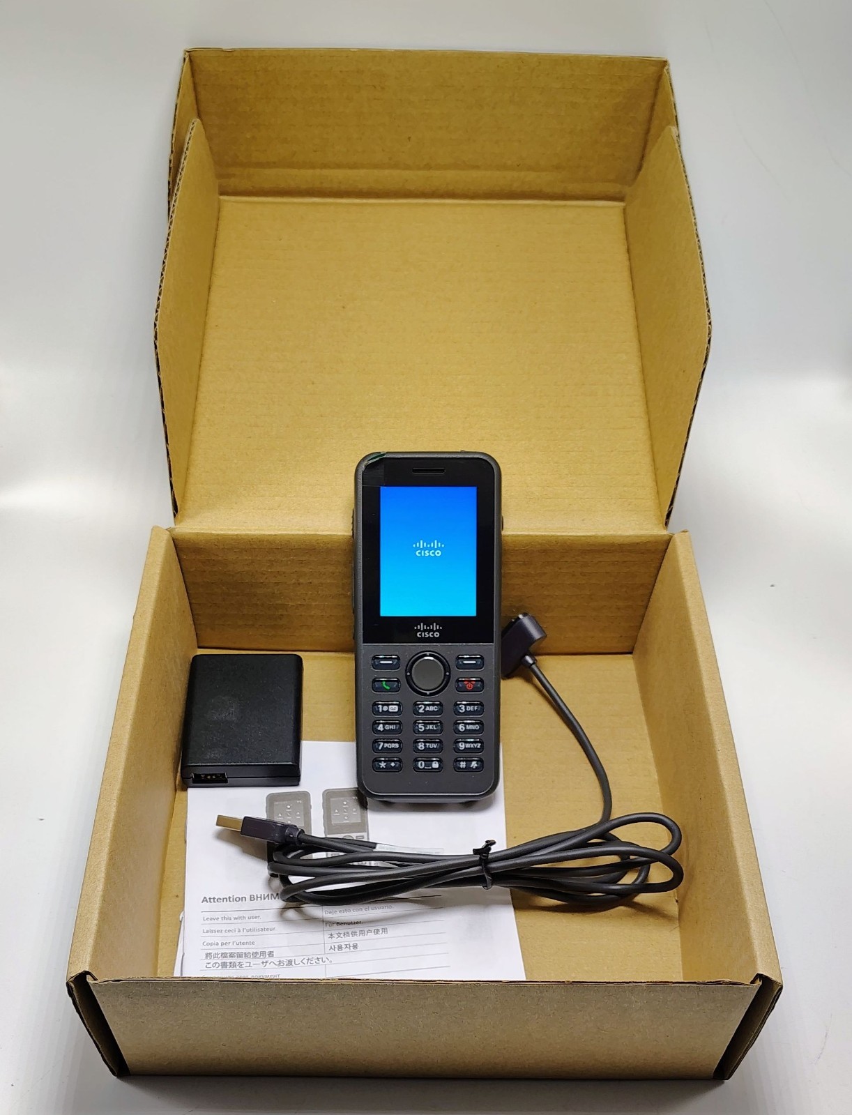 Cisco CP-8821-K9-BUN Unified Wireless IP VoIP Phone Cisco 8821 – Unused Open Box