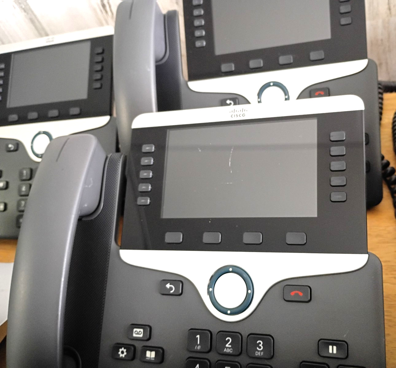 (LOT OF 15)!! WORKING Cisco 8841 CP-8841 IP Phone Charcoal GREAT CONDITION