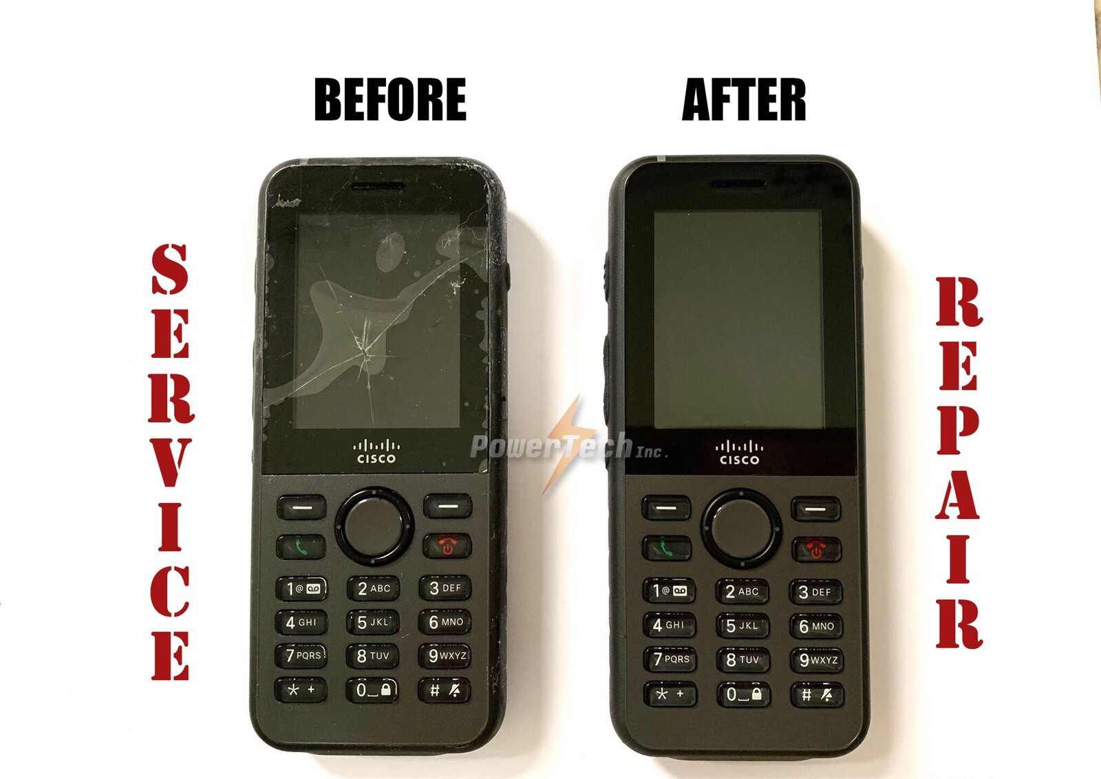 PROFESSIONAL SERVICE REPAIR CISCO 8821 PHONE WIRELESS HANDSET 2 YEAR WARRANTY