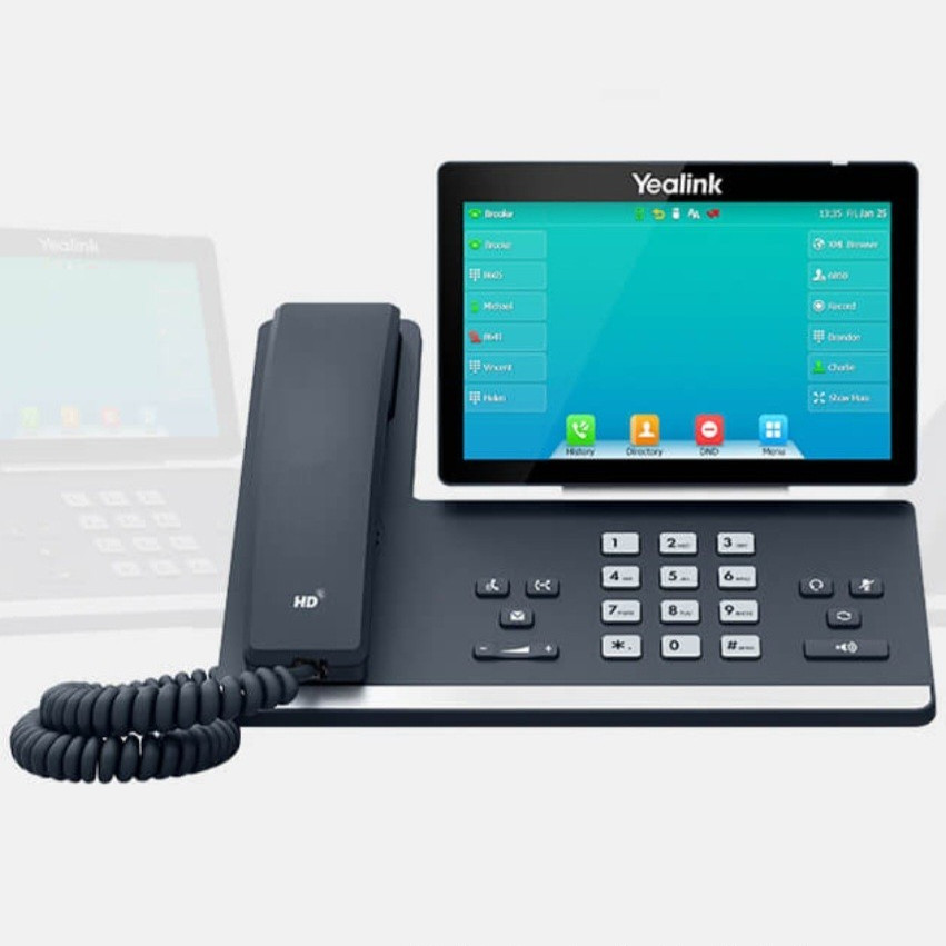 Yealink SIP-T57W Prime Business VoIP Desk Phone, Black IP Phone Model SIP-T57W