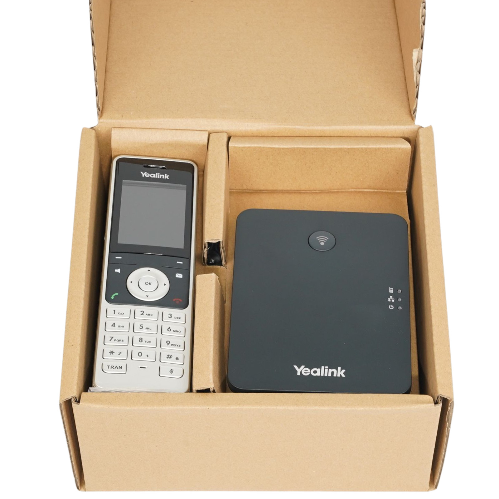 Yealink W76P DECT IP Phone System – W70B Base, W56H Handset, 10 SIP VoIP – NEW