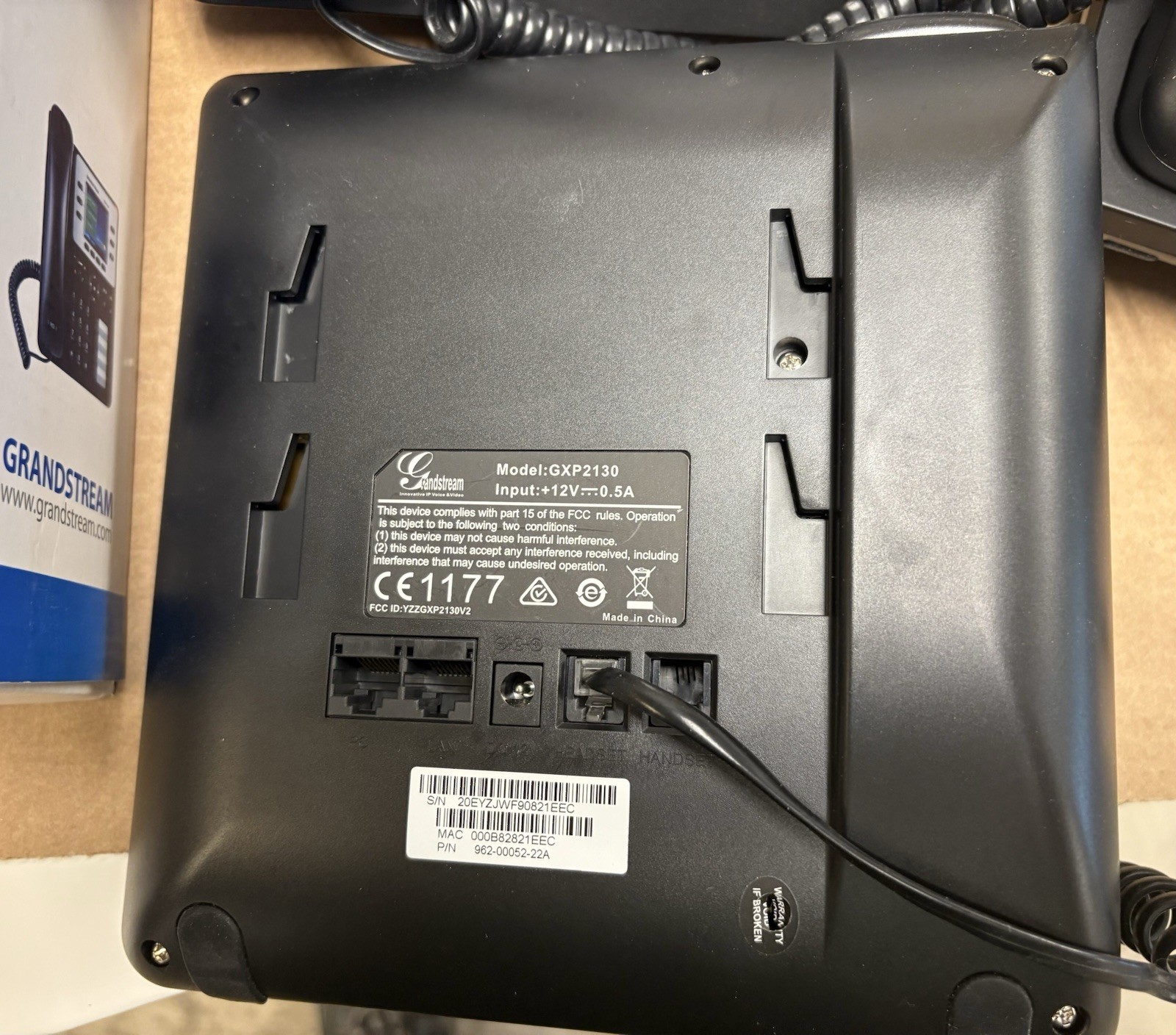 6 Grandstream GXP2130 V2 Business VoIP Phones Used TESTED You Get 6! In USA!