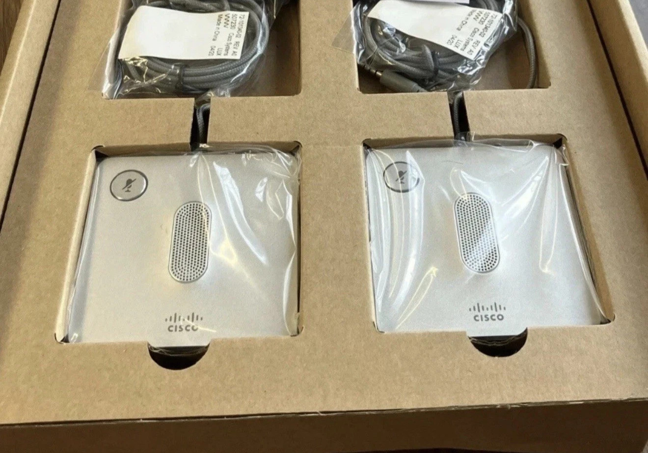 New Cisco CP-8832-MIC-WIRED Corded Telephone Microphone Kit – Open Box