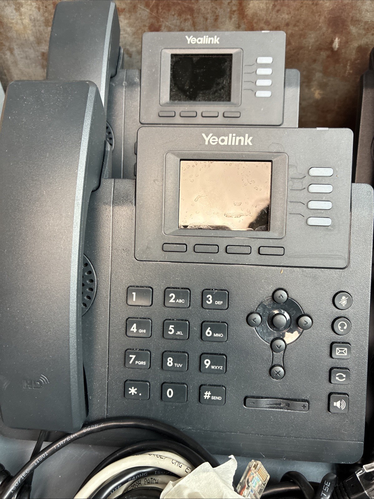 Lot of Four Yealink SIP-T33G IP Phone