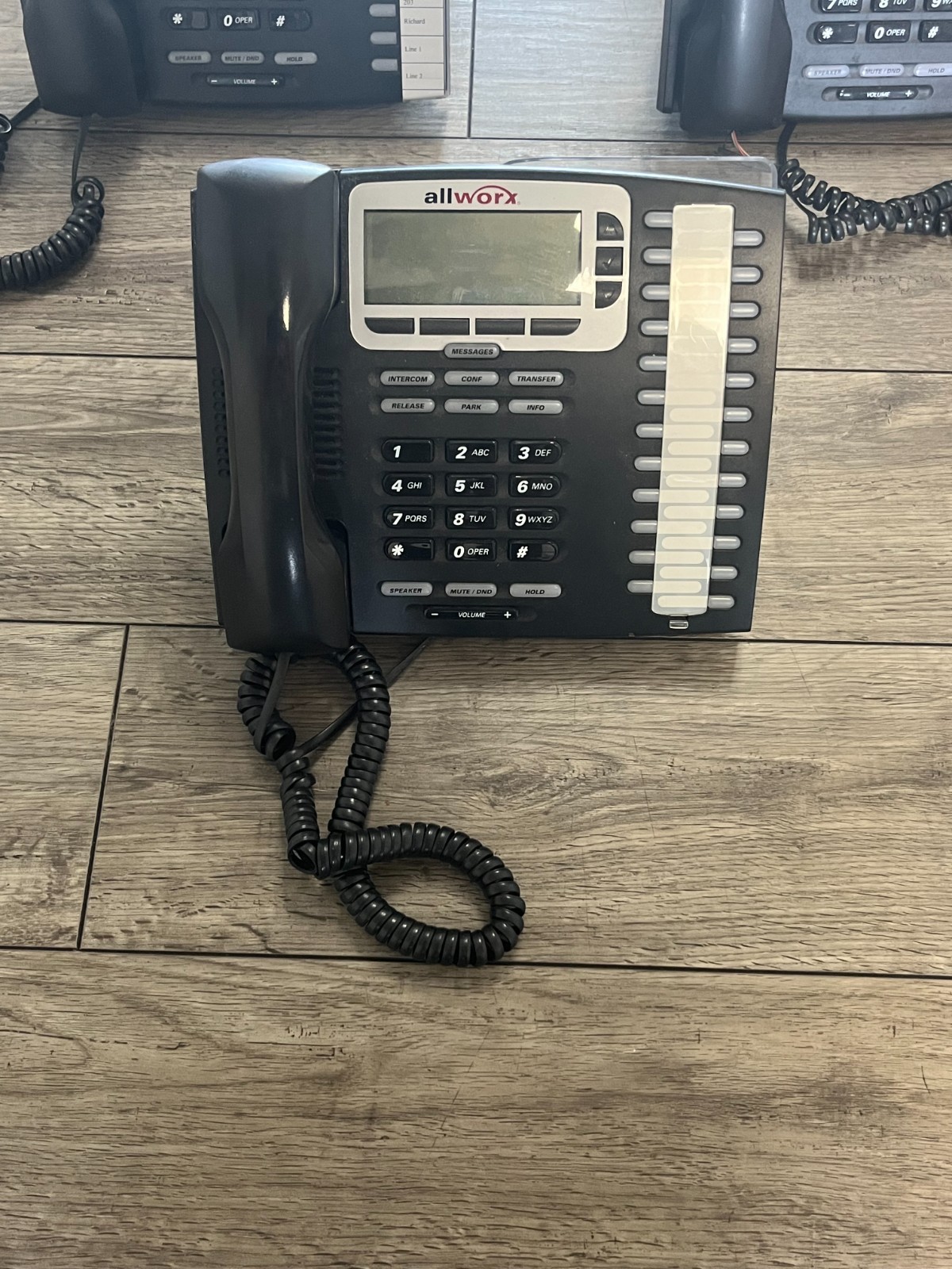 AllWorx 6X VoIP Phone Network Service w. power supply and 11 phones included!