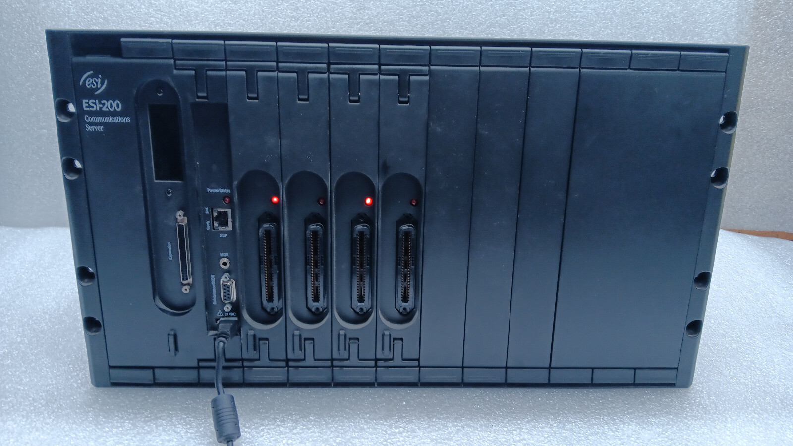 ESI 200 Communications Server Cabinet W/ Modules [READ] #99