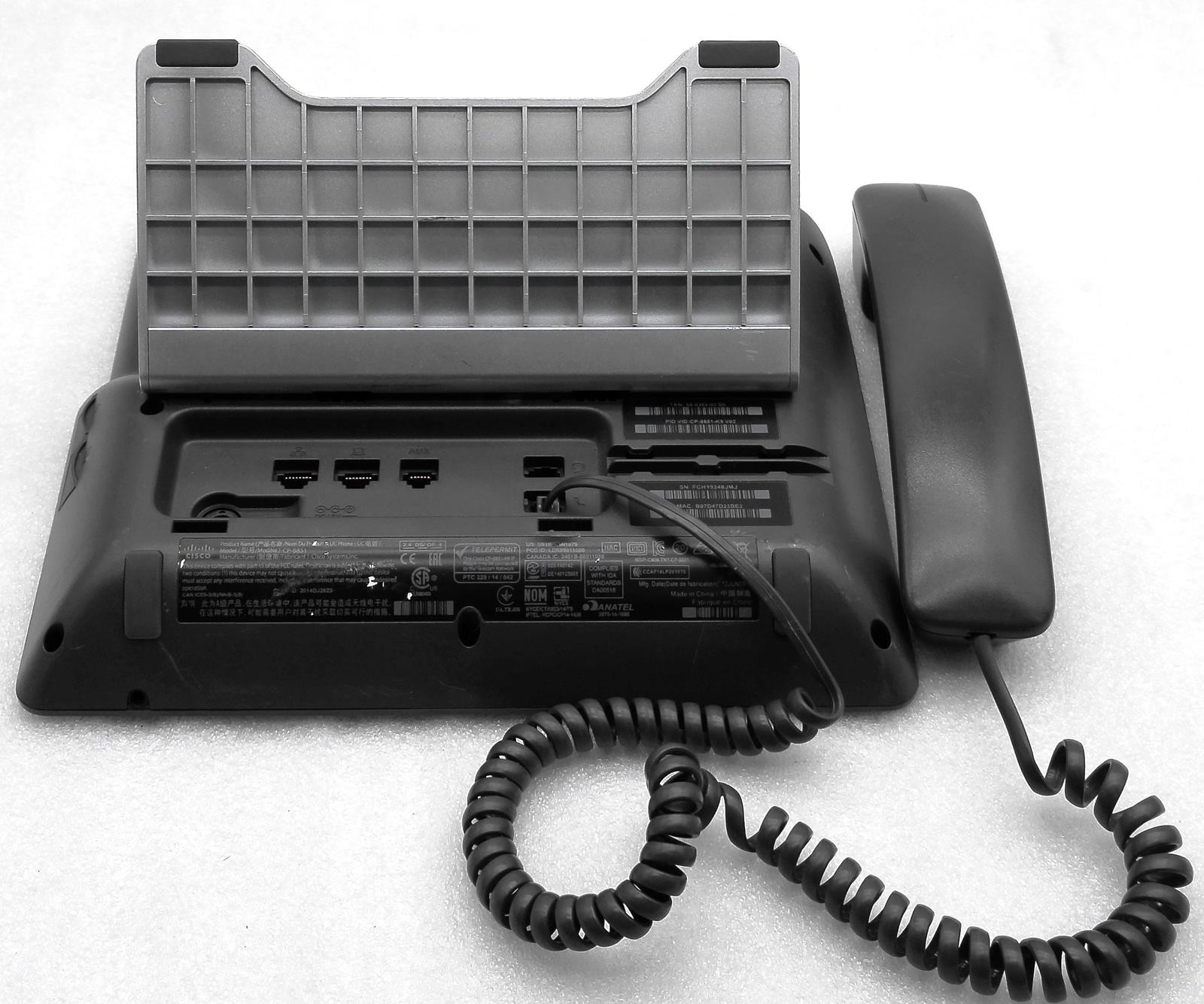 CISCO CP-8851 CP-8851-K9 5-LINE UC DESKTOP BUSINESS PHONE