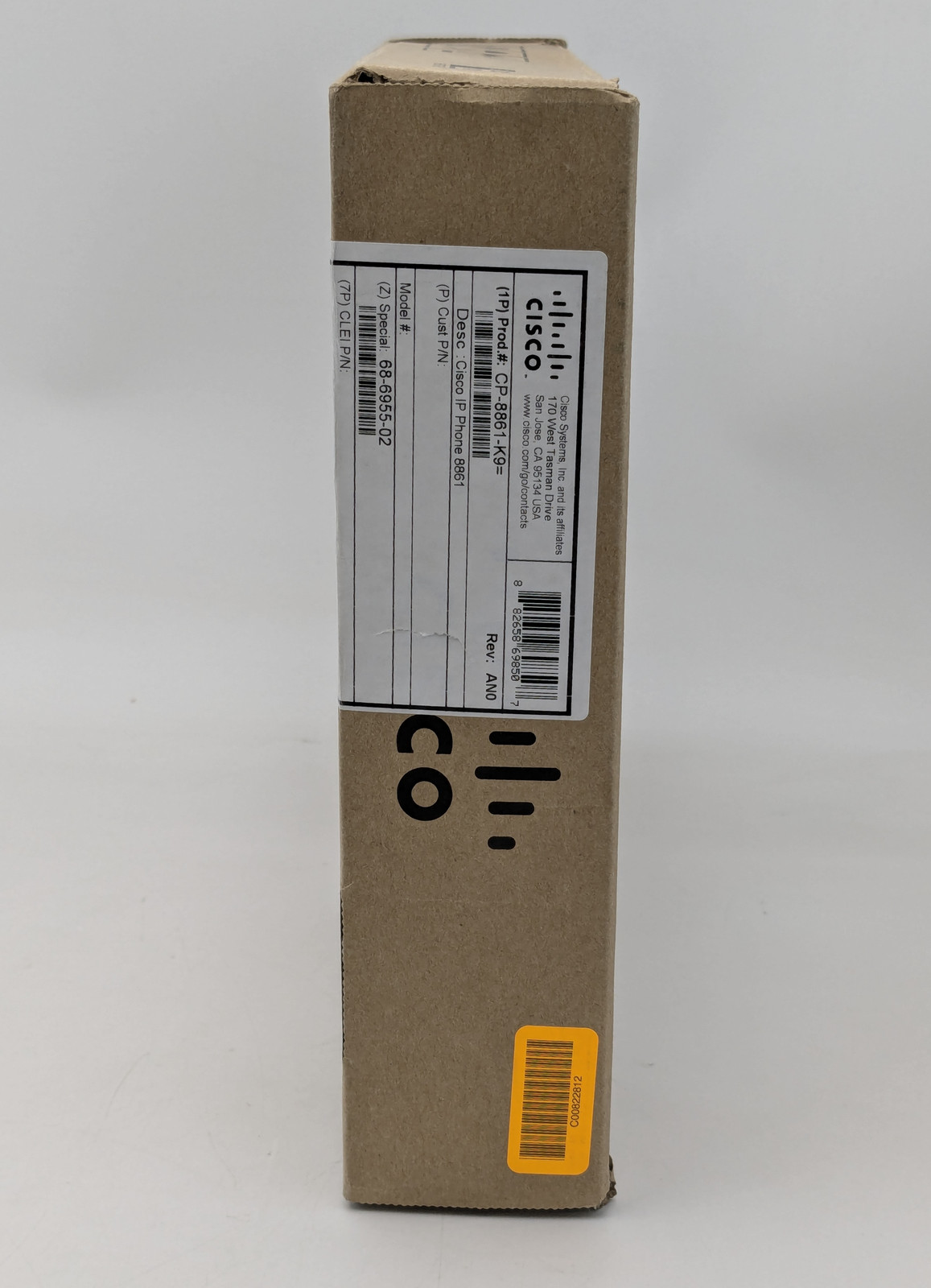 Cisco IP Phone Answering Machine Ethernet (RJ-45) w/ 5 Phone Lines (CP-8861)