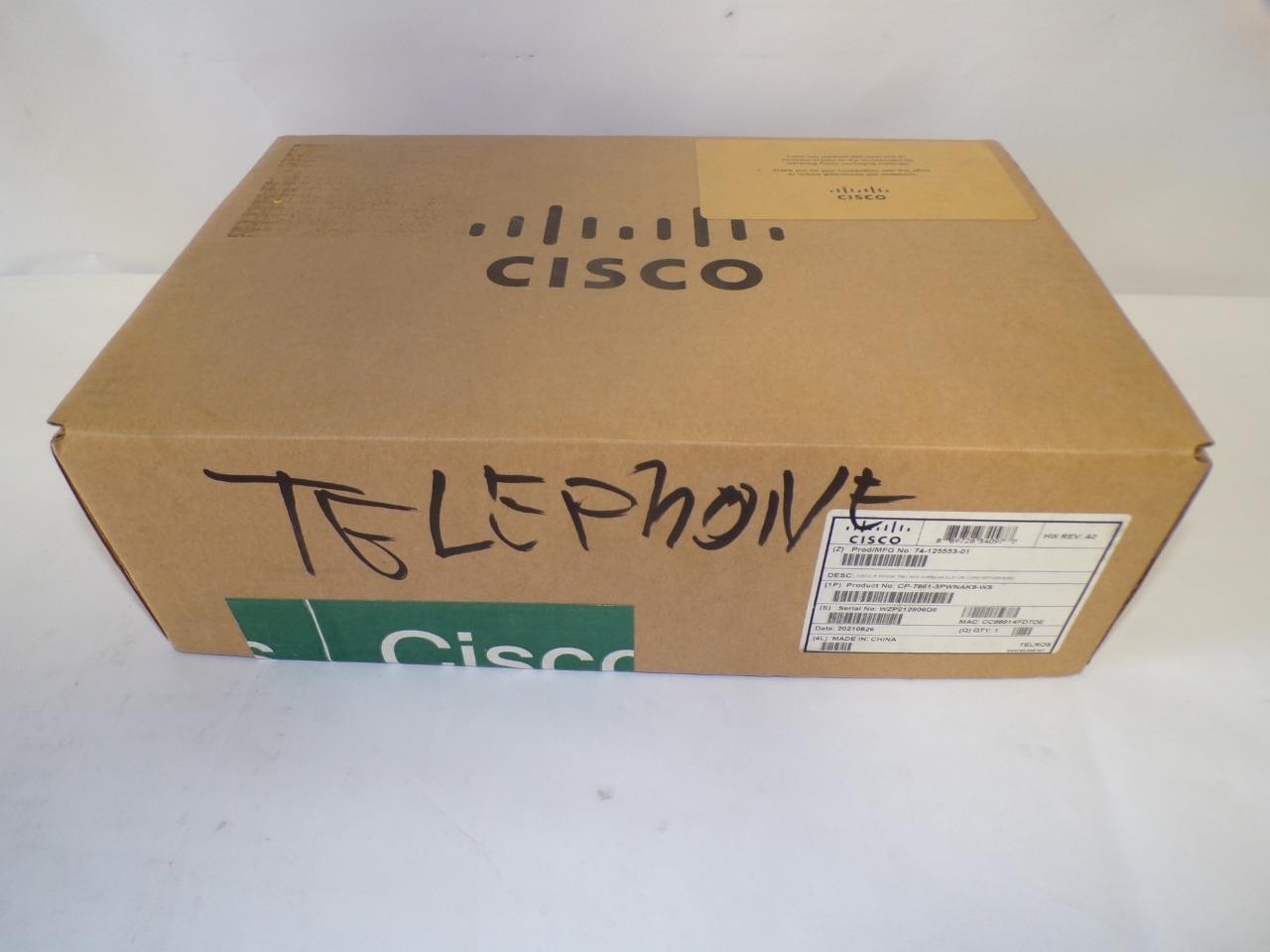 *New* Cisco IP Phone CP-7861 Business VoIP Desk Phone CP-7861-3PW-NA-K9
