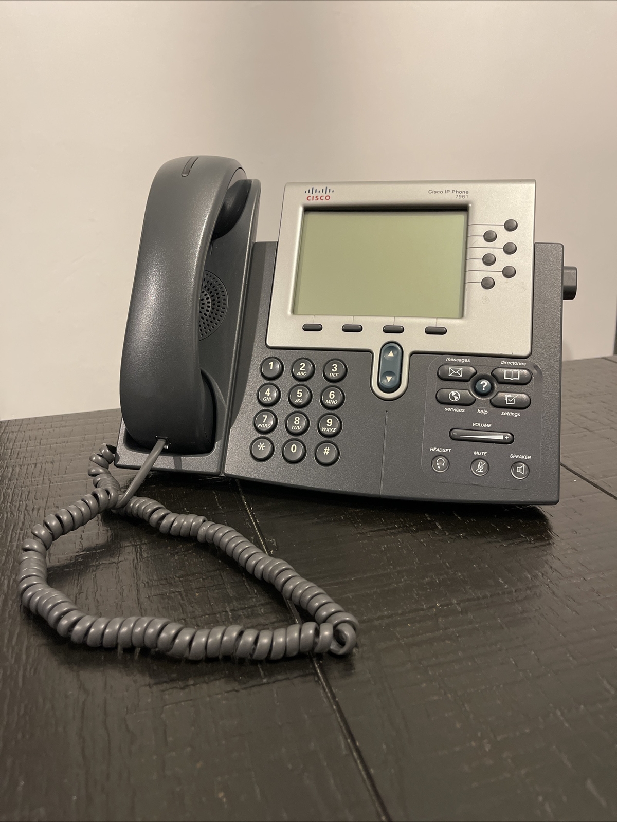 USED Cisco CP-7961G-G Unified P Phone 7961G-G- No power adapter