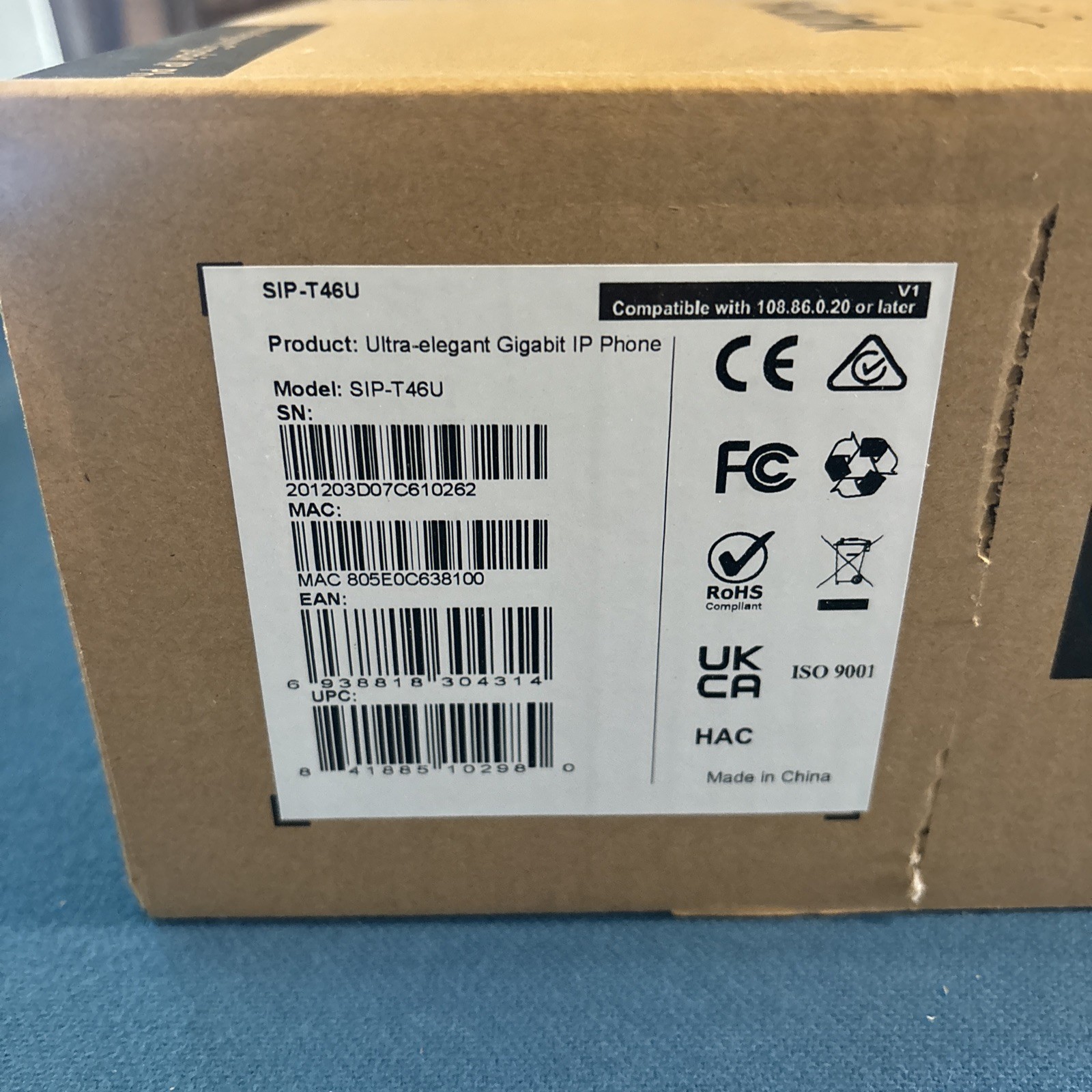 NEW Yealink IP Business Phone (SIP-T46U) Brand New