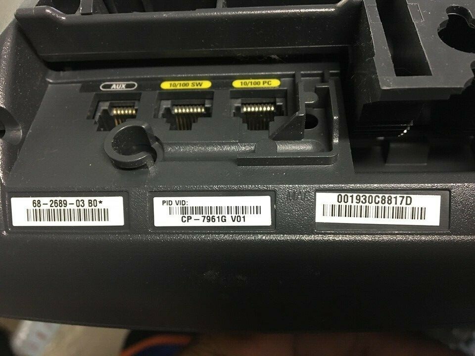 (lot of 3) Cisco 7961 CP-7961G VoIP IP Business Phone with Stand LOOK