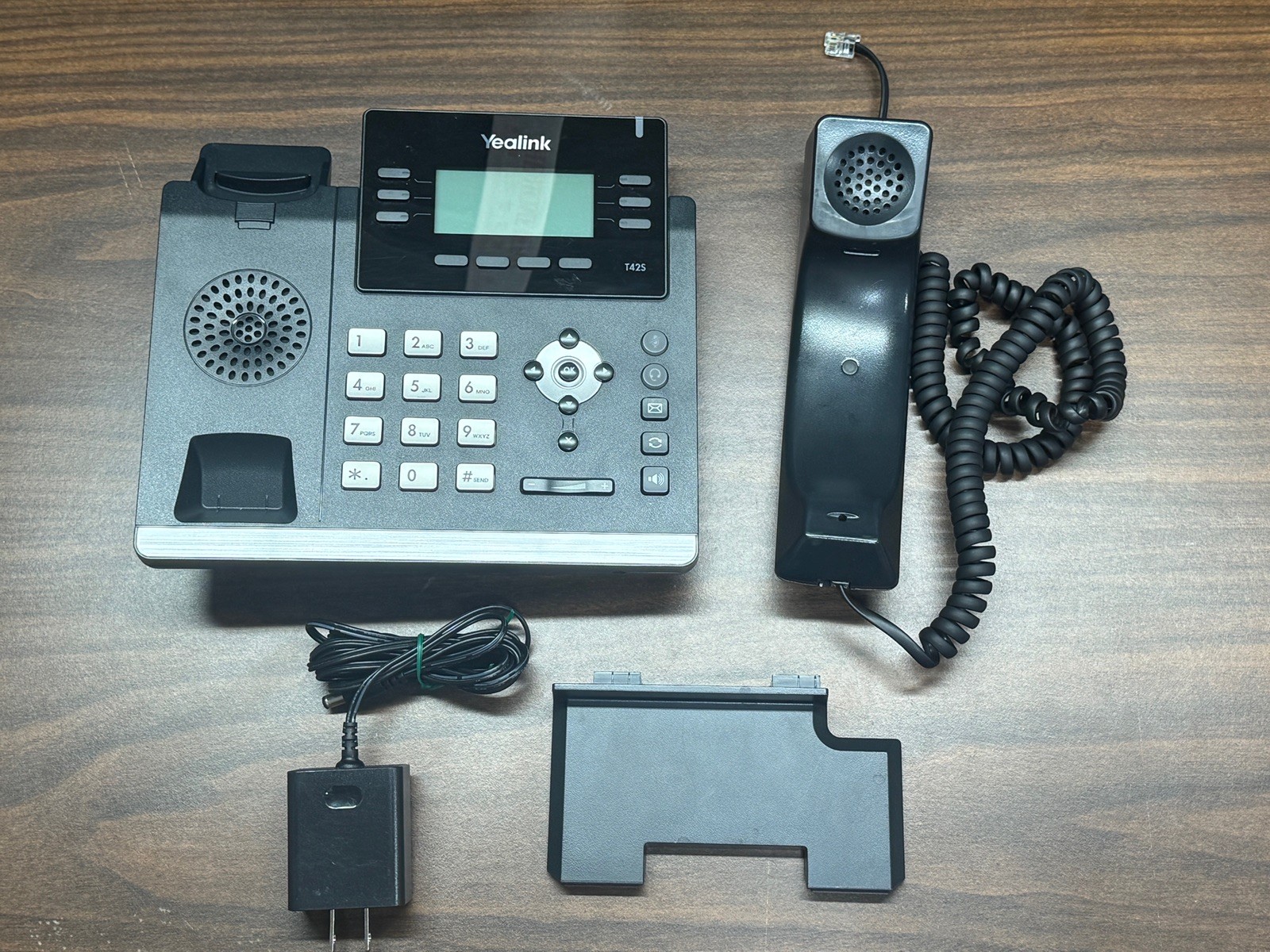 Yealink SIP T42S IP VOIP POE Telephone- W/Power