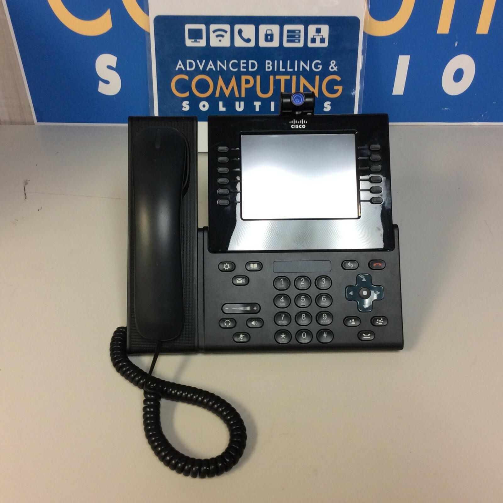 CISCO CP-9971-C-CAM-K9 VoIP IP Phone Color Touchscreen w/ USB Camera CP-CAM-C-K9