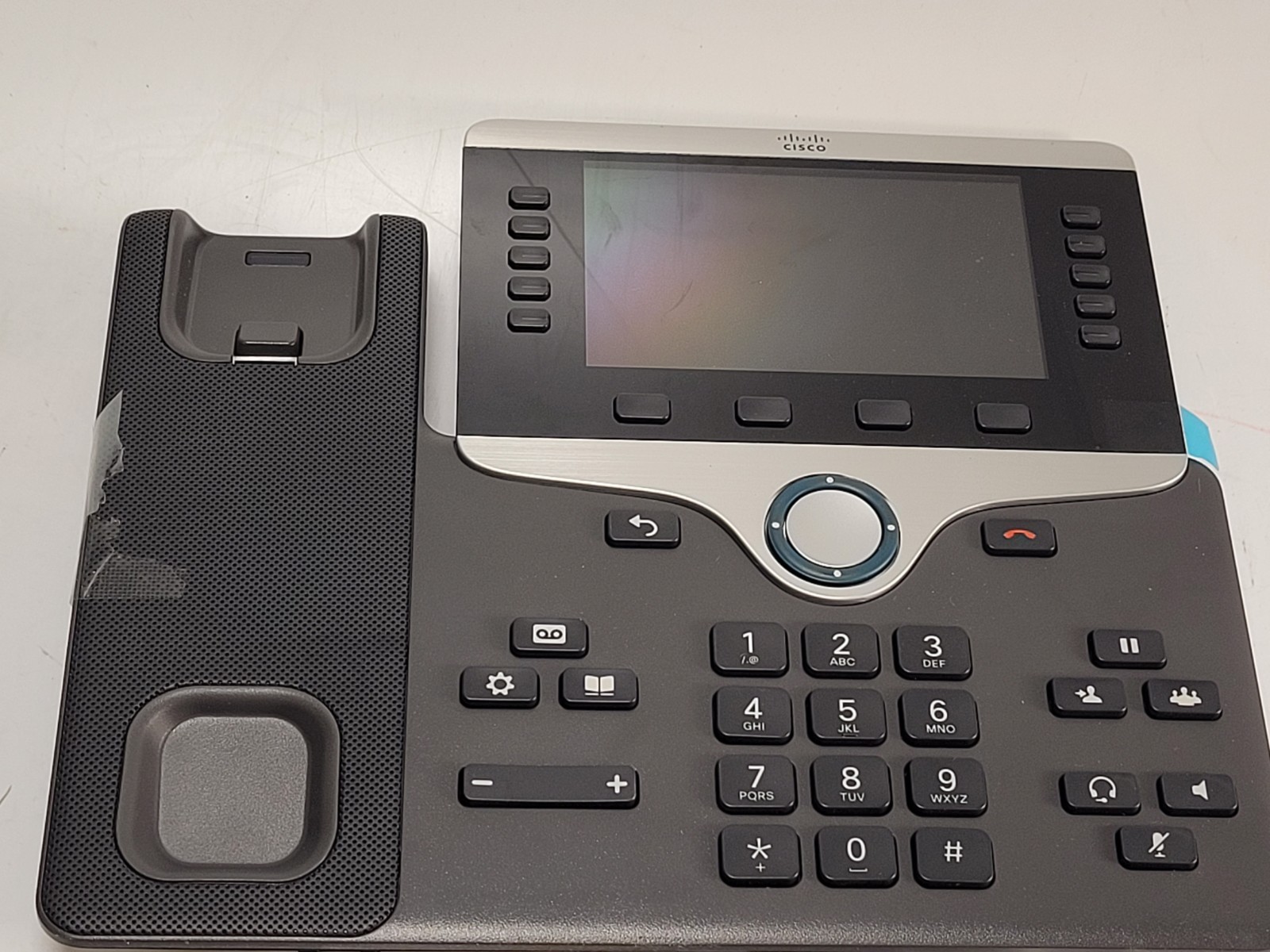 Cisco CP-8811 UC IP Phone Charcoal 68-6055-02 with Handset Stand and Cables