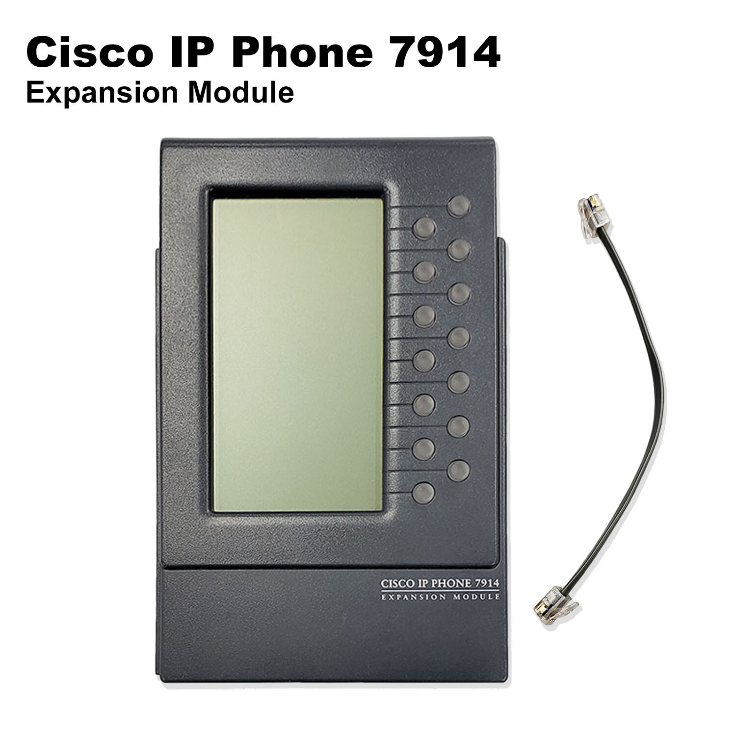 Cisco IP Phone 7914 Expansion Module for 7900 Series – 14 Programmable Buttons