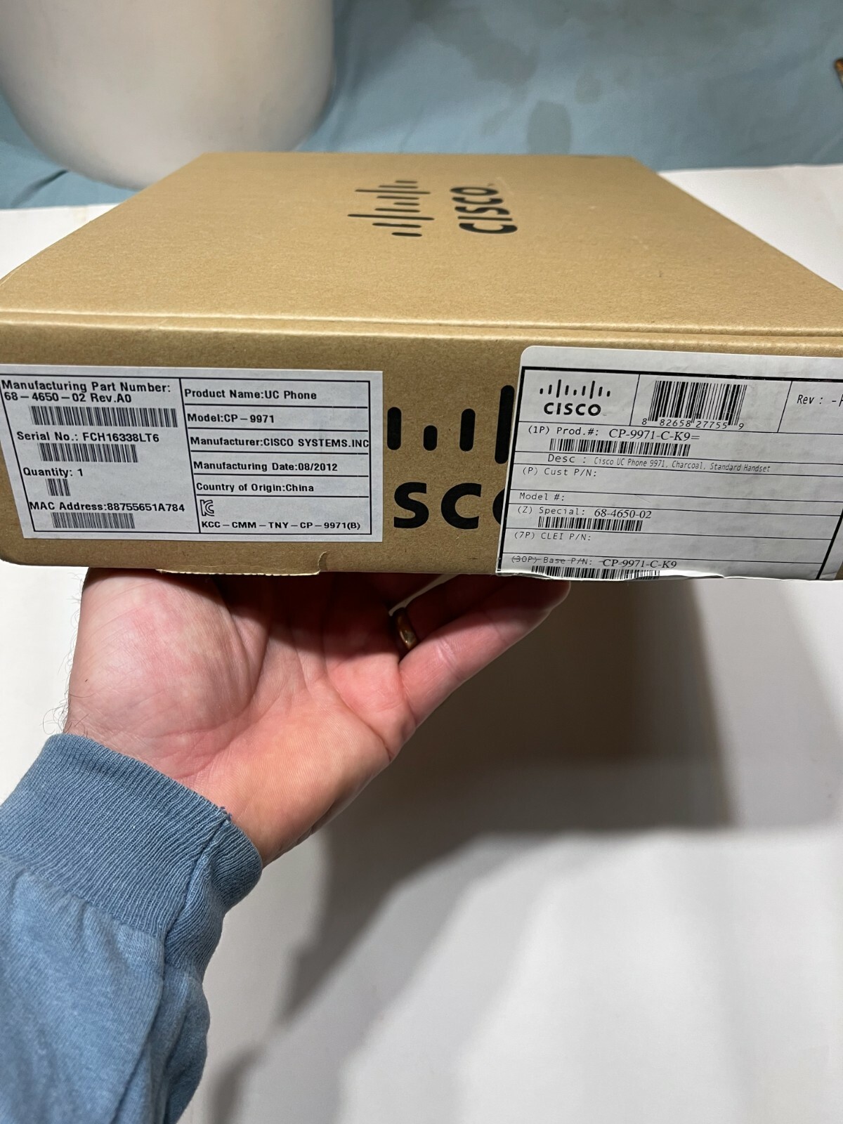 Cisco CP 9971-C-K9 Unified IP Phone VoIP Handset with Cisco UC Video Webcam