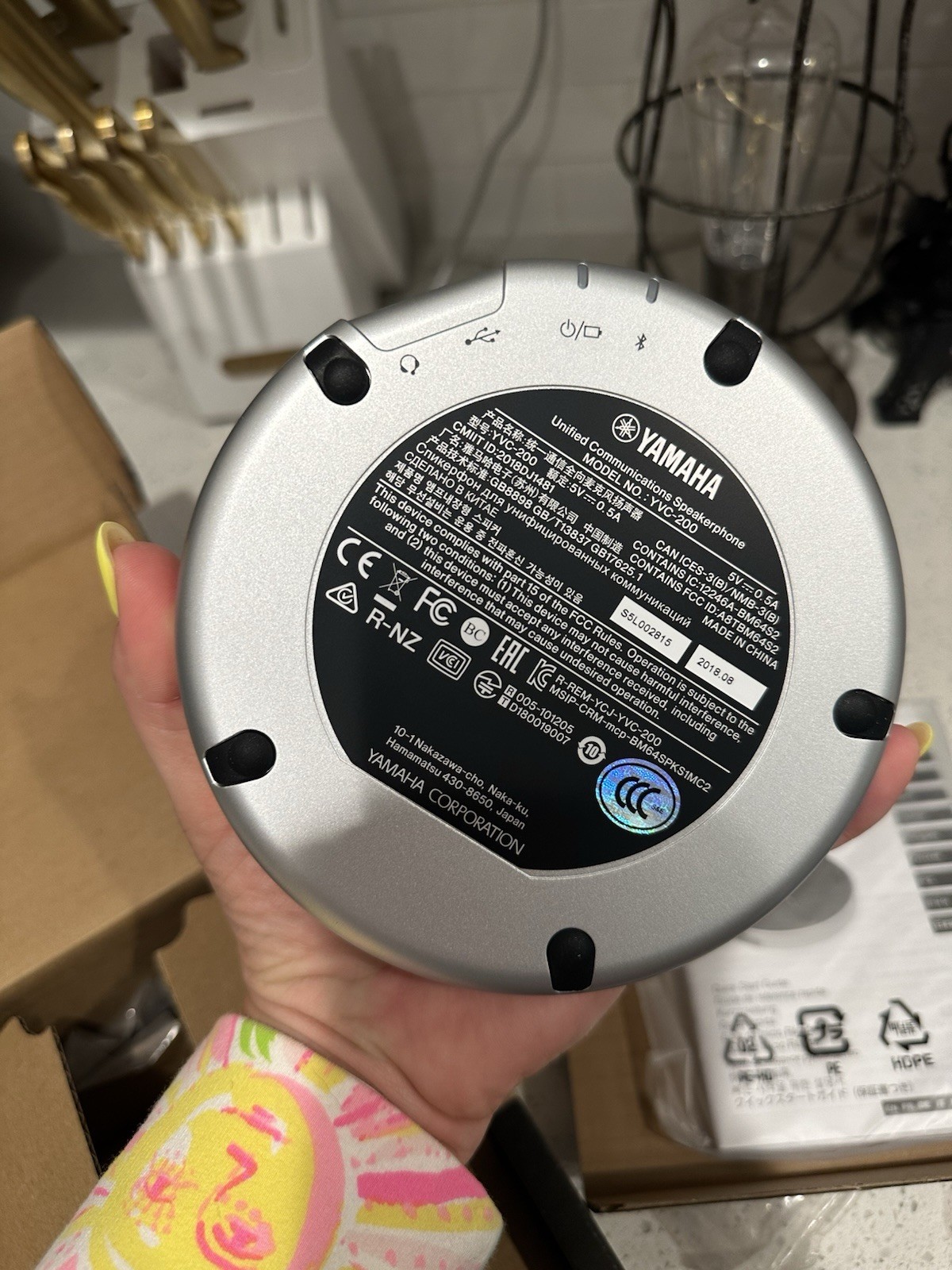Brand New Yamaha YVC-200 UC Speakerphone