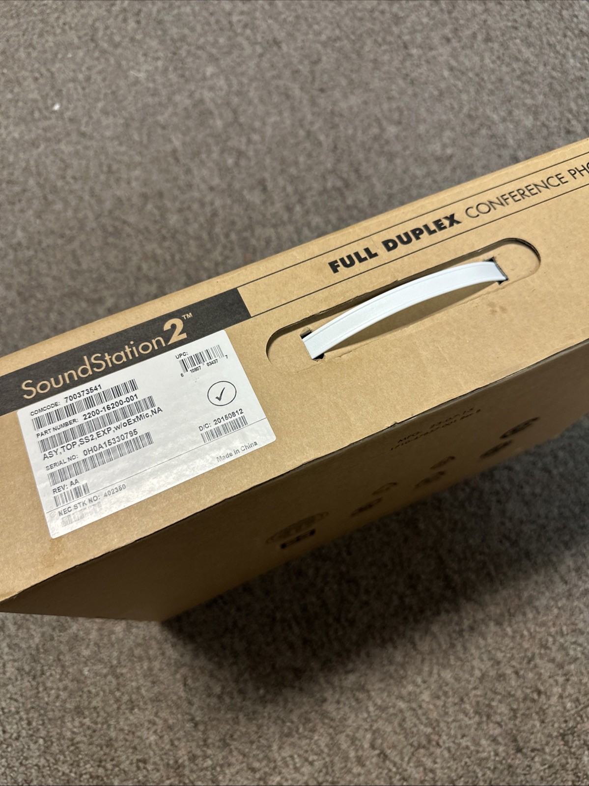 POLYCOM Sound Station 2 FULL DUPLEX Conference Phone