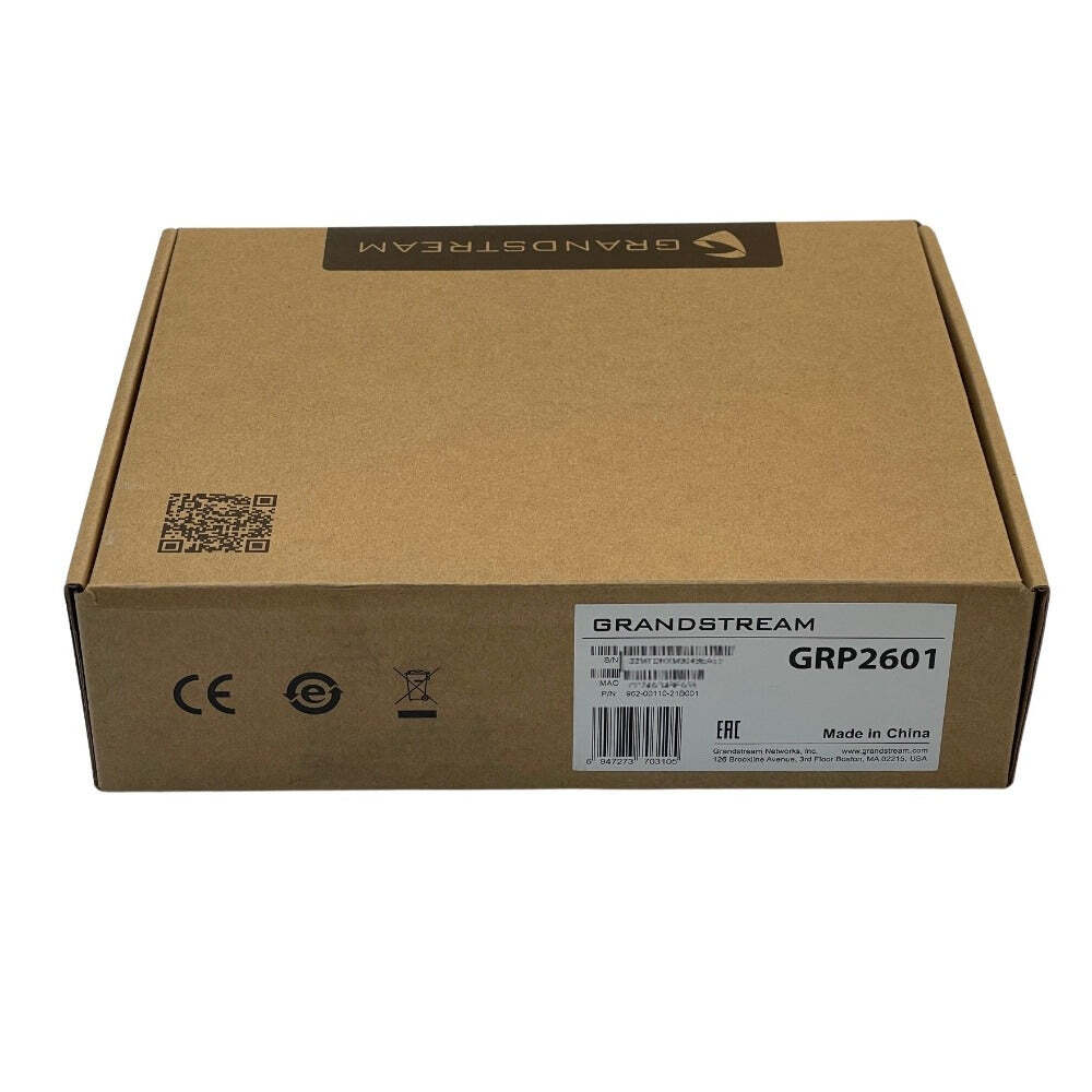 Grandstream GRP2601 IP Phone w/Power Supply – Brand New w/1-Year Warranty