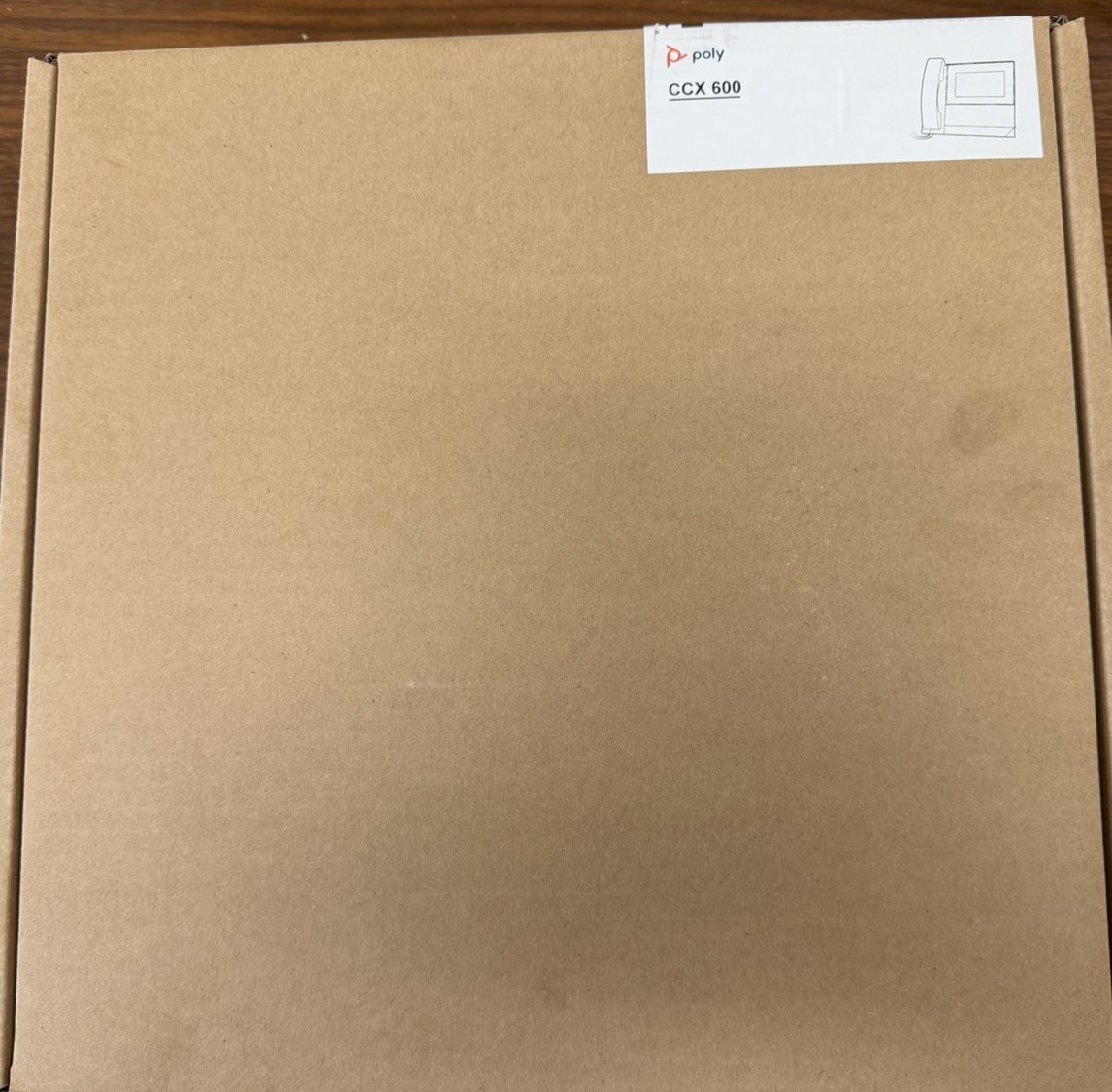 New Open Box Polycom CCX 600 Corded VoIP Telephone – Black