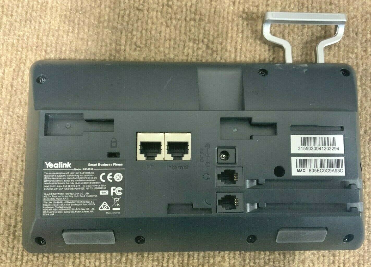 Yealink HD Android IP Phone MIcrosoft Teams SIP-T55A-TEAMS ✅❤️️✅❤️️✅ NEW!