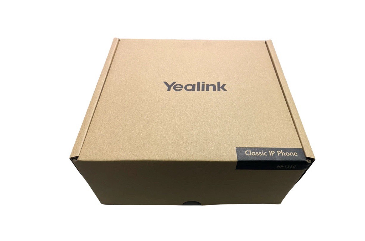 Yealink SIP-T33G IP Phone New in Box -4 VoIP Lines 2.4” Color Gigabit Ports NEW