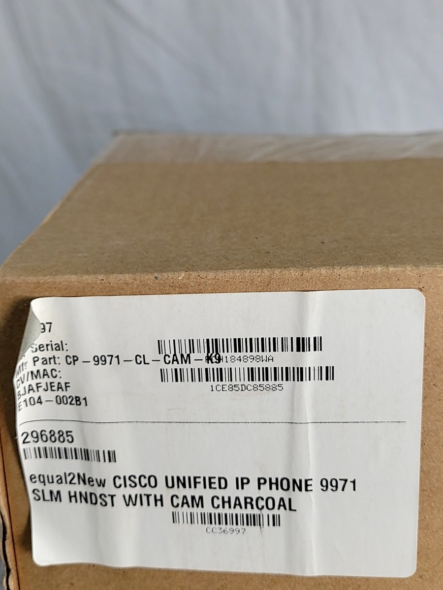 NEW OPEN BOX Cisco CP-9971 cp-9971-cl-cam-k9 VoIP Business Phone