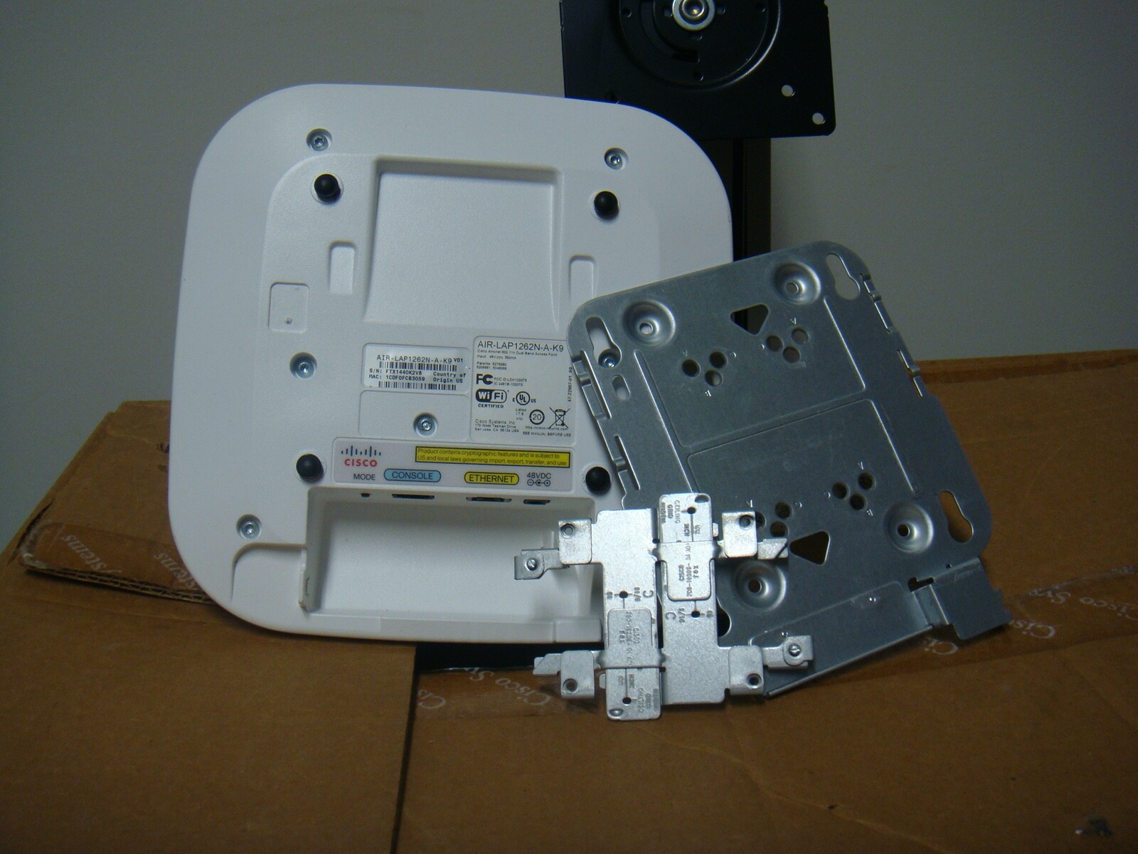 Cisco Aironet 802.11a/g/n Wireless Dual Band Access Point AIR-LAP1262N-A-K9