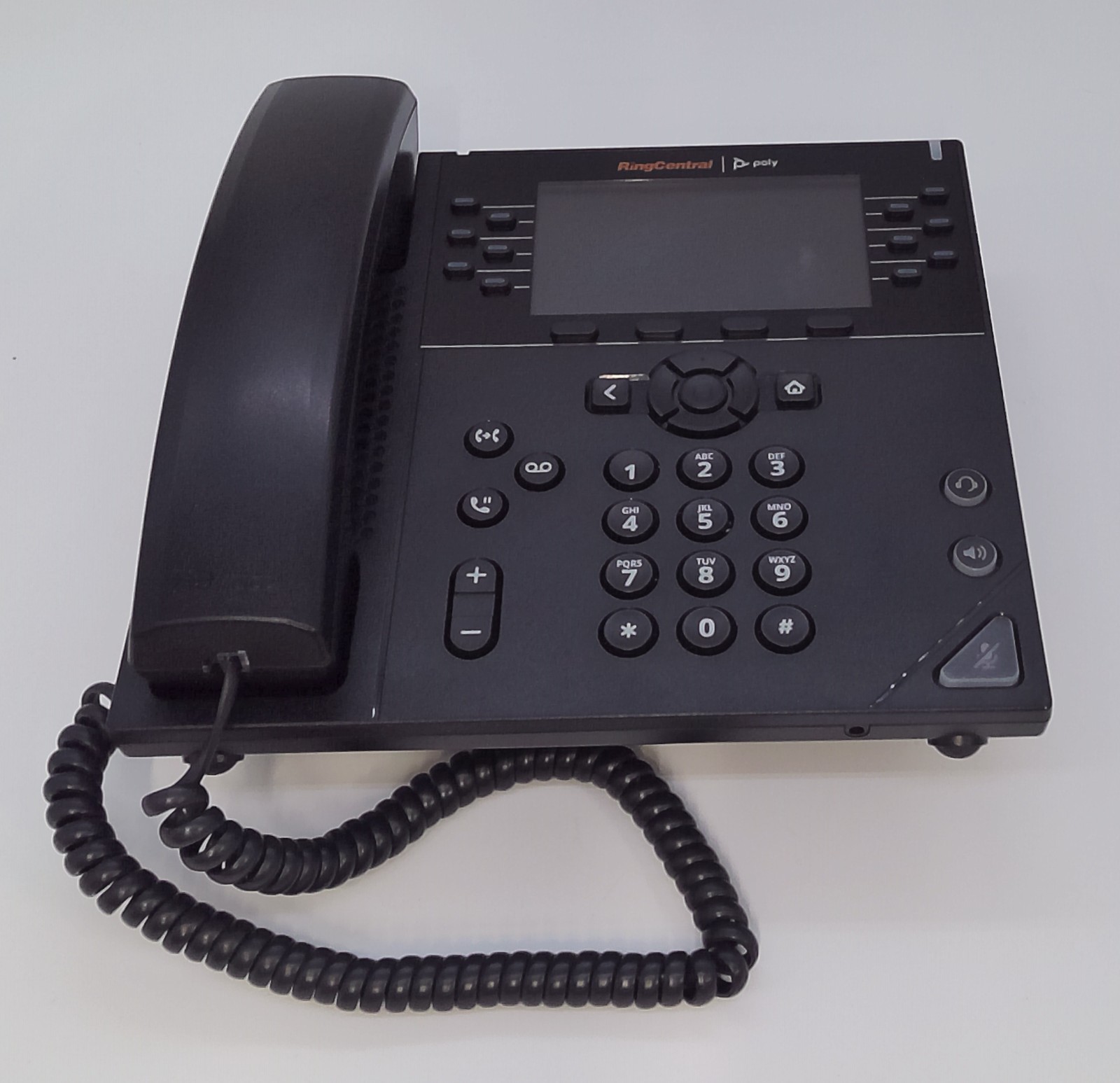 Polycom VVX 450 12-Line IP Phone Black PoE Desk Phone 2201-48840-007 USED RESET
