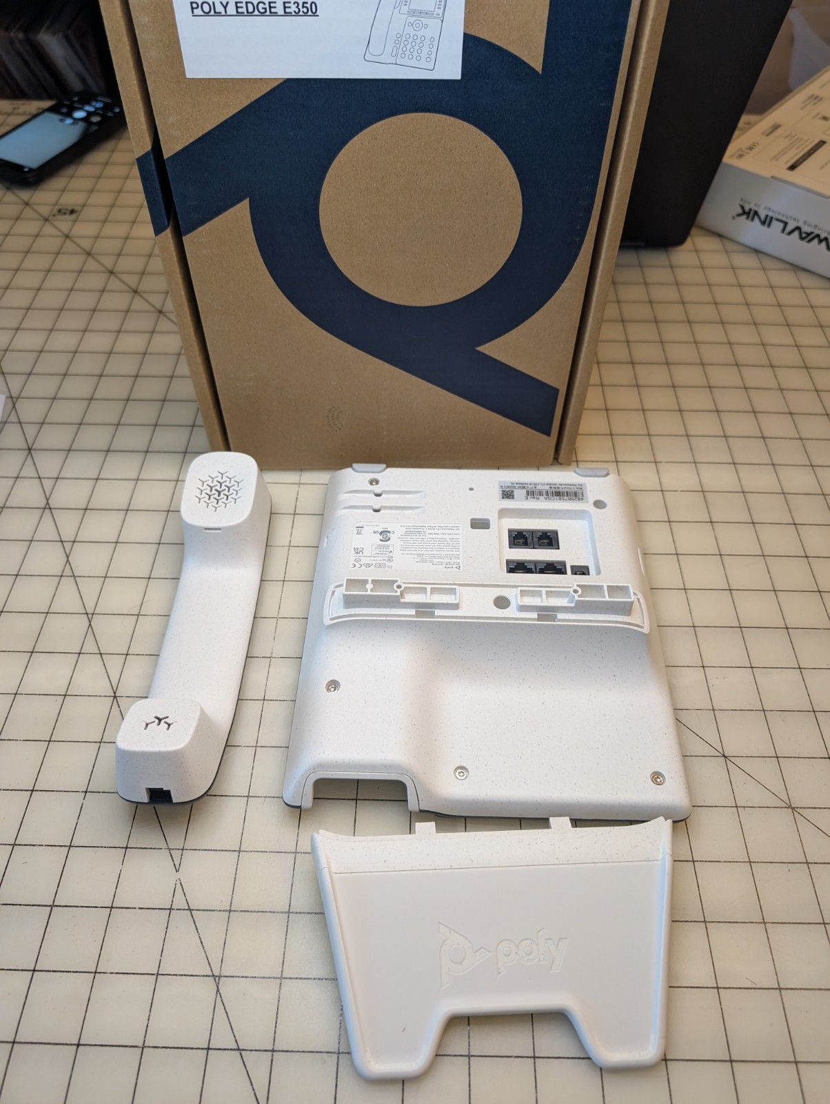 Poly Edge E350 IP Phone – 2200-87010-025 – New in Box