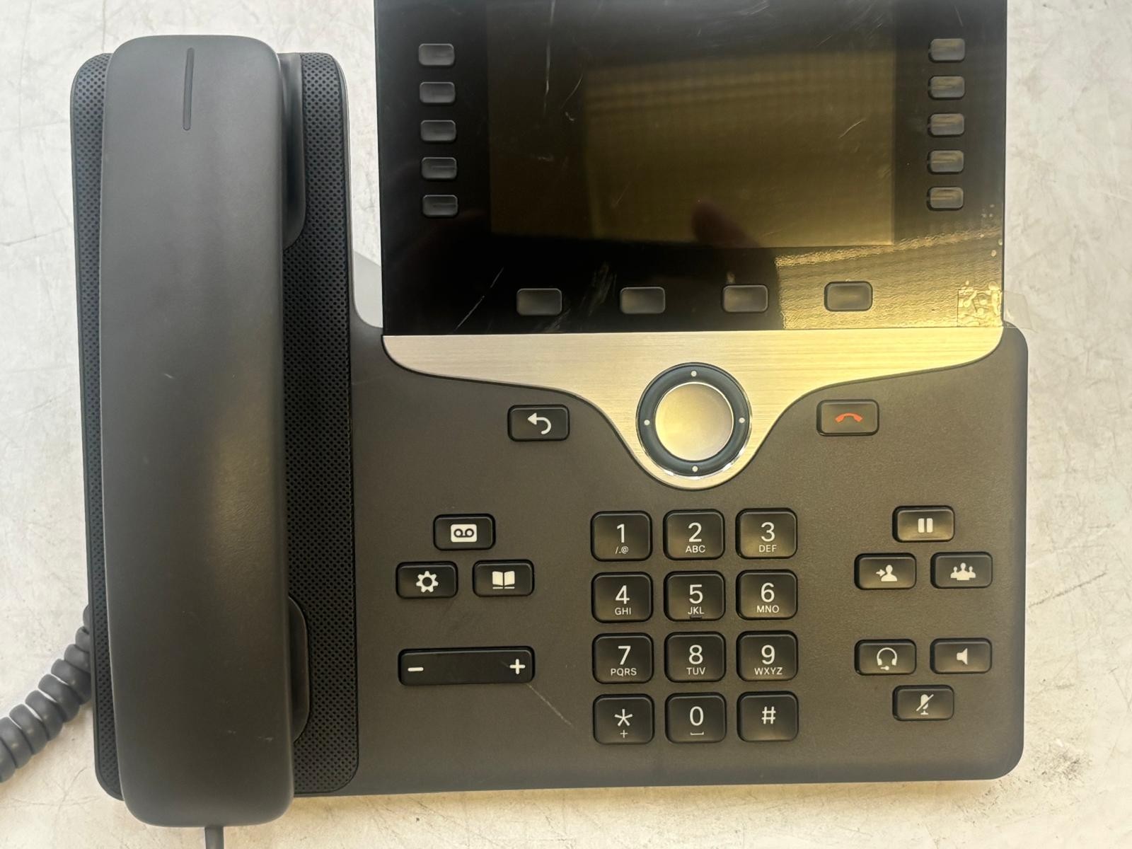 Lot of 2 Cisco CP-8841 IP Phones W/ Handset and Stand