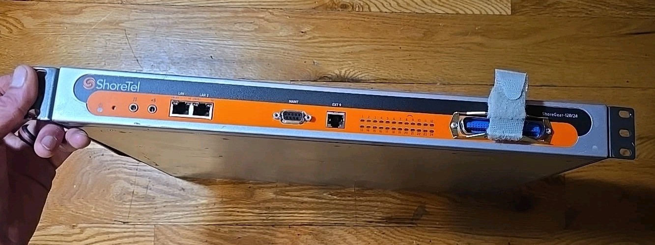 ShoreTel SG-24 Voice Switch Gateway SG-120/24 Rackmount VoIP Phone System Powers